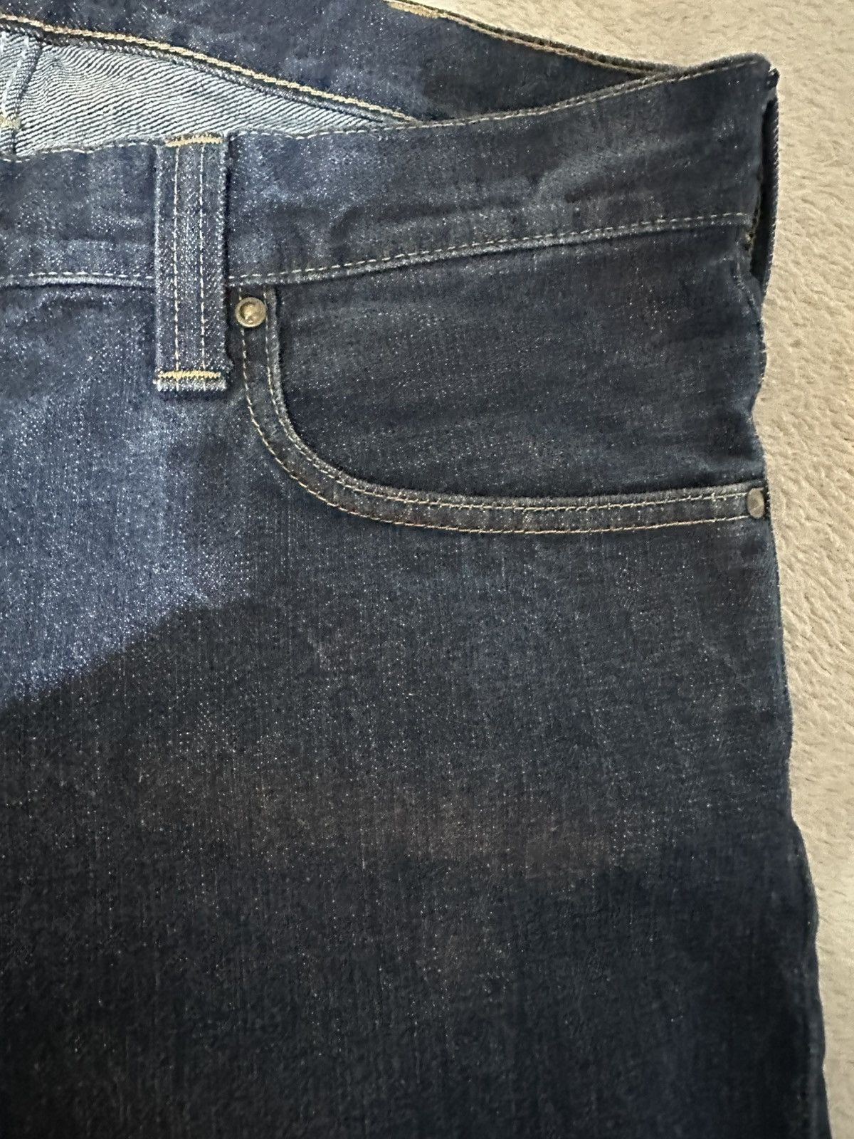 Carhartt Carhartt Navy Denim Jeans Size US 34 / EU 50 - 7 Thumbnail