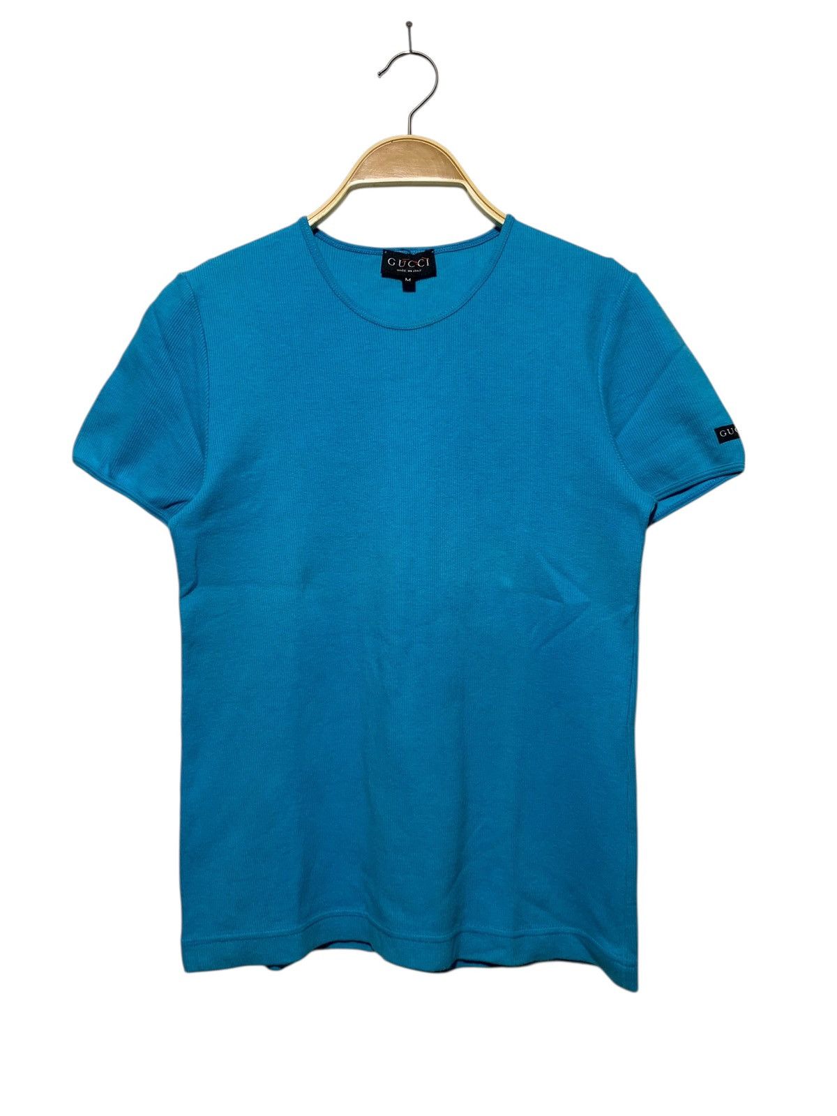 Gucci SS1996 Gucci Tom Ford Era cotton ribbed tee Size M / US 6-8 / IT 42-44 - 1 Thumbnail