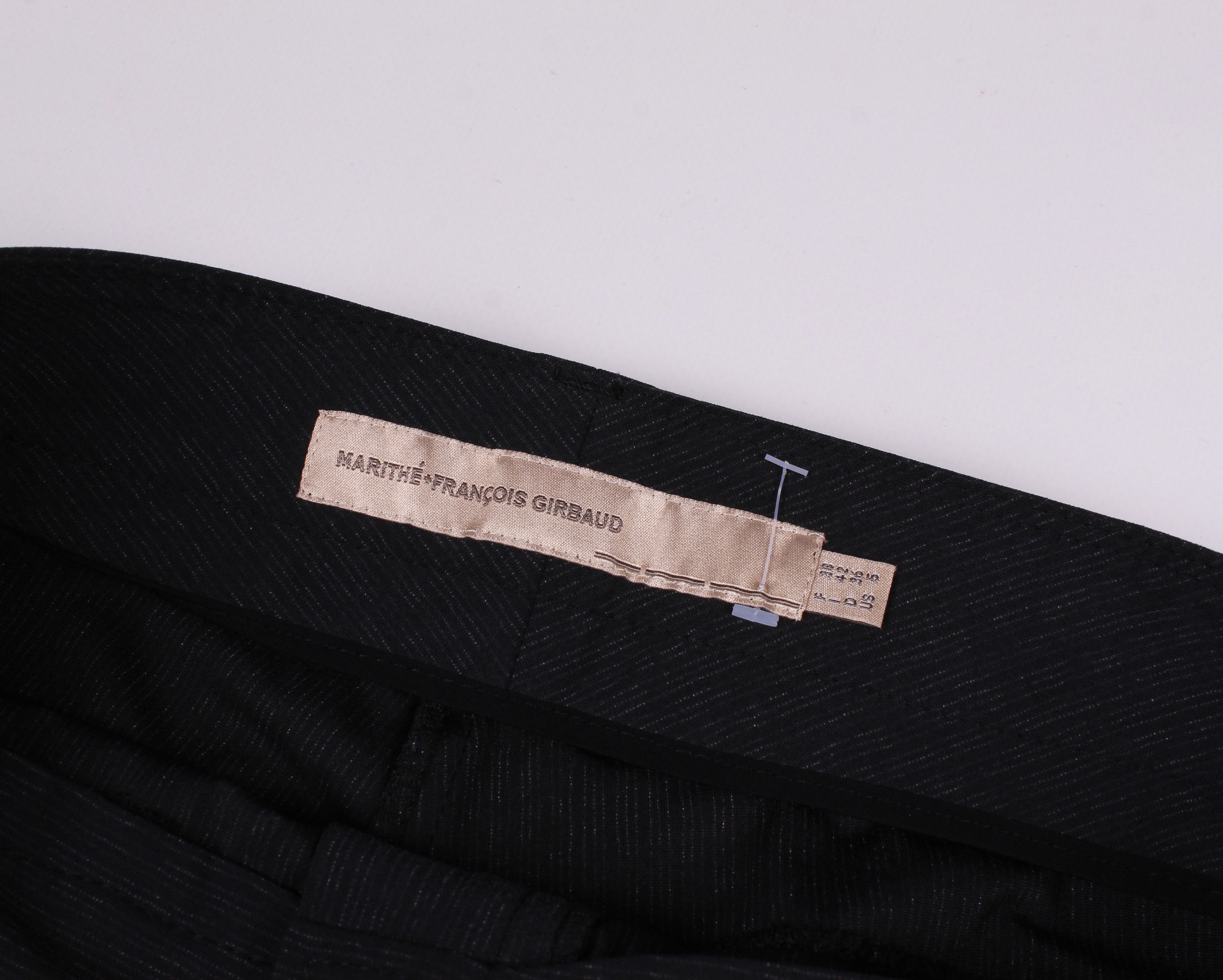 Marithe + Francois Girbaud Marithe Francois Girbaud Striped Straight Trousers Pants Size 28" / US 6 / IT 42 - 3 Thumbnail
