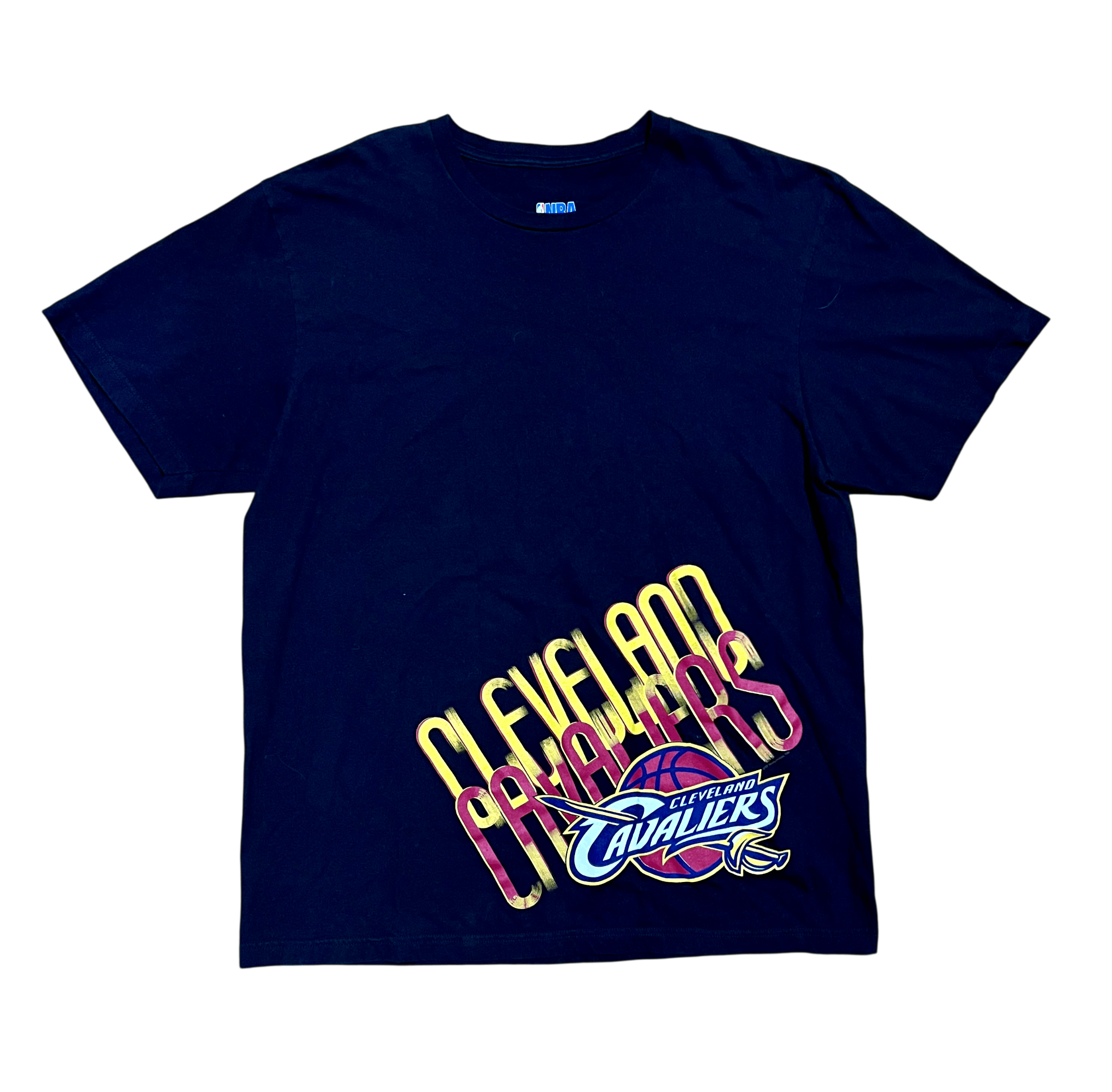 NBA Cleveland Cavaliers NBA Black Bottom Print Graphic T-Shirt Size US XL / EU 56 / 4 - 1 Thumbnail