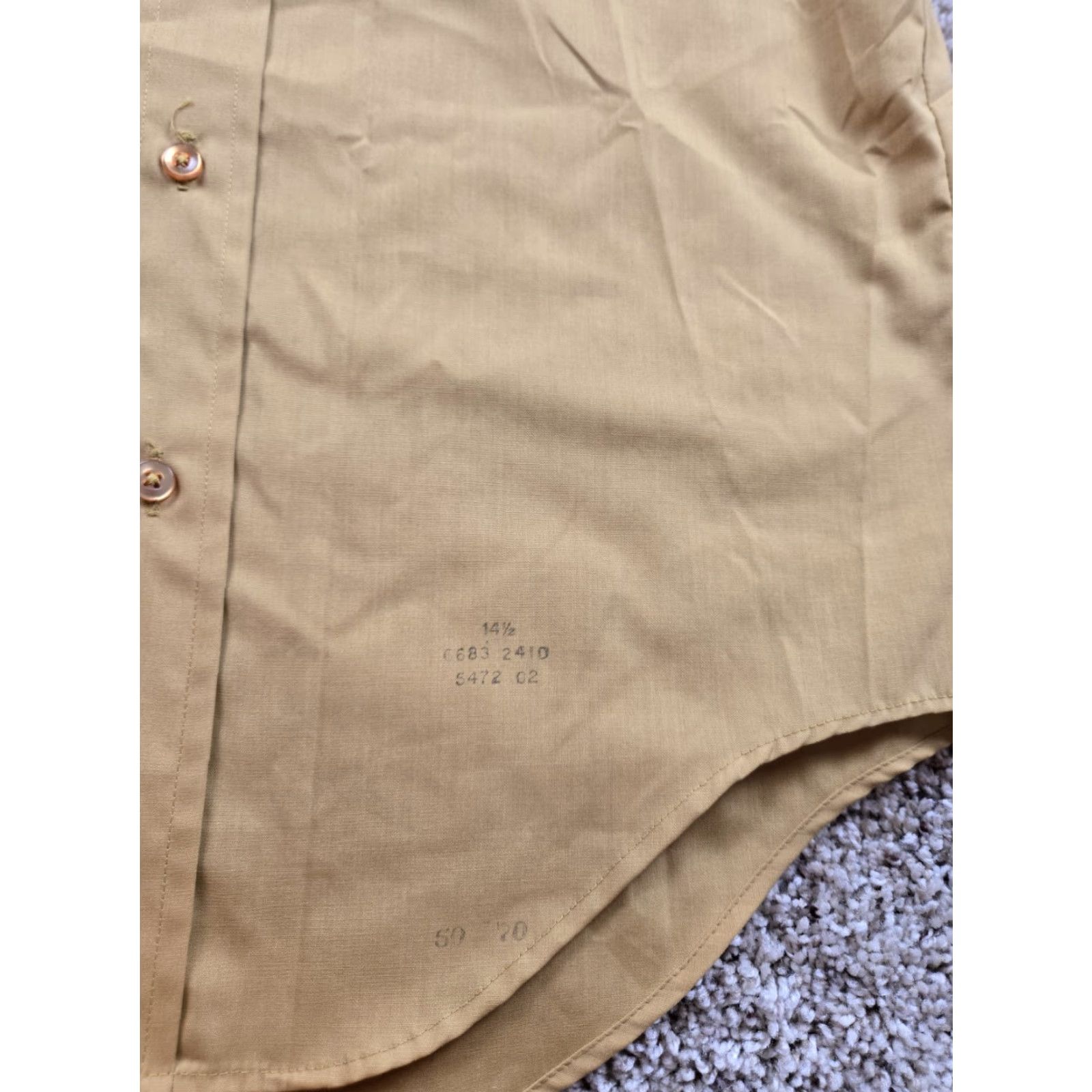 Vintage VINTAGE TownCraft Shirt Medium 14.5 Short Sleeve Yellow 70s Rockabilly Button-Front Mens Size US M / EU 48-50 / 2 - 3 Thumbnail