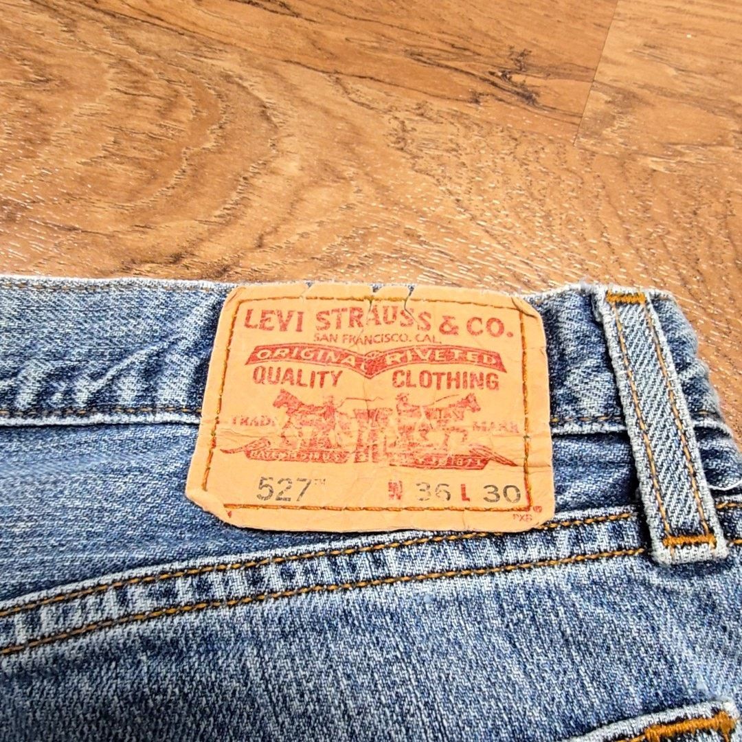 Levi's Vintage Levi's 527 Shorts 36 Jean Distressed Blue jhorts Size 36" / US 14 / IT 50 - 7 Thumbnail