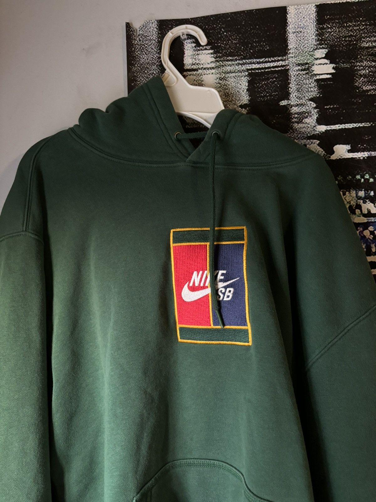 Nike Green Nike Sweatshirt Size US L / EU 52-54 / 3 - 2 Thumbnail