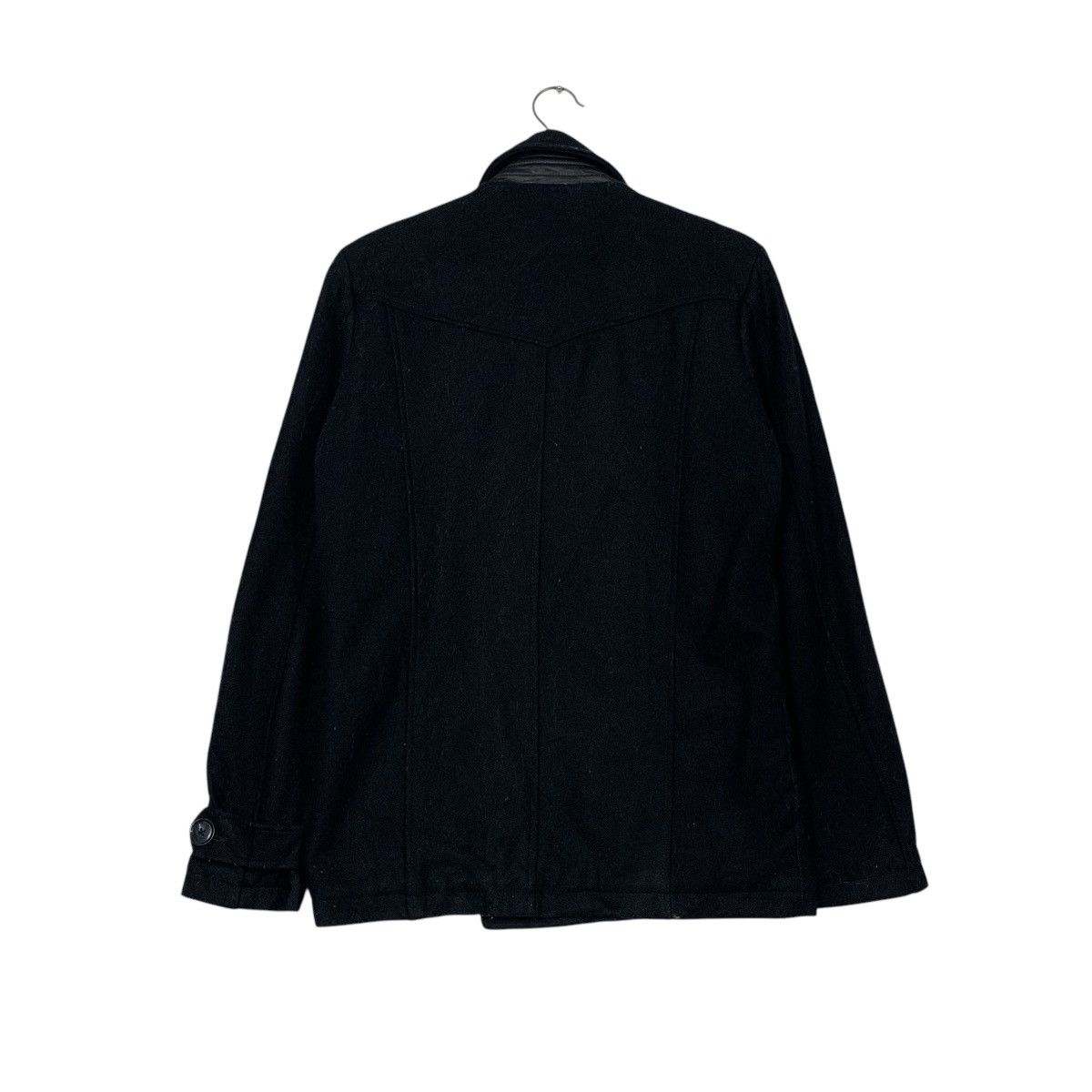 Japanese Brand UNITED SPORT Of AMERICA Double Breast Wool Coat #2379-C107 Size US M / EU 48-50 / 2 - 7 Thumbnail