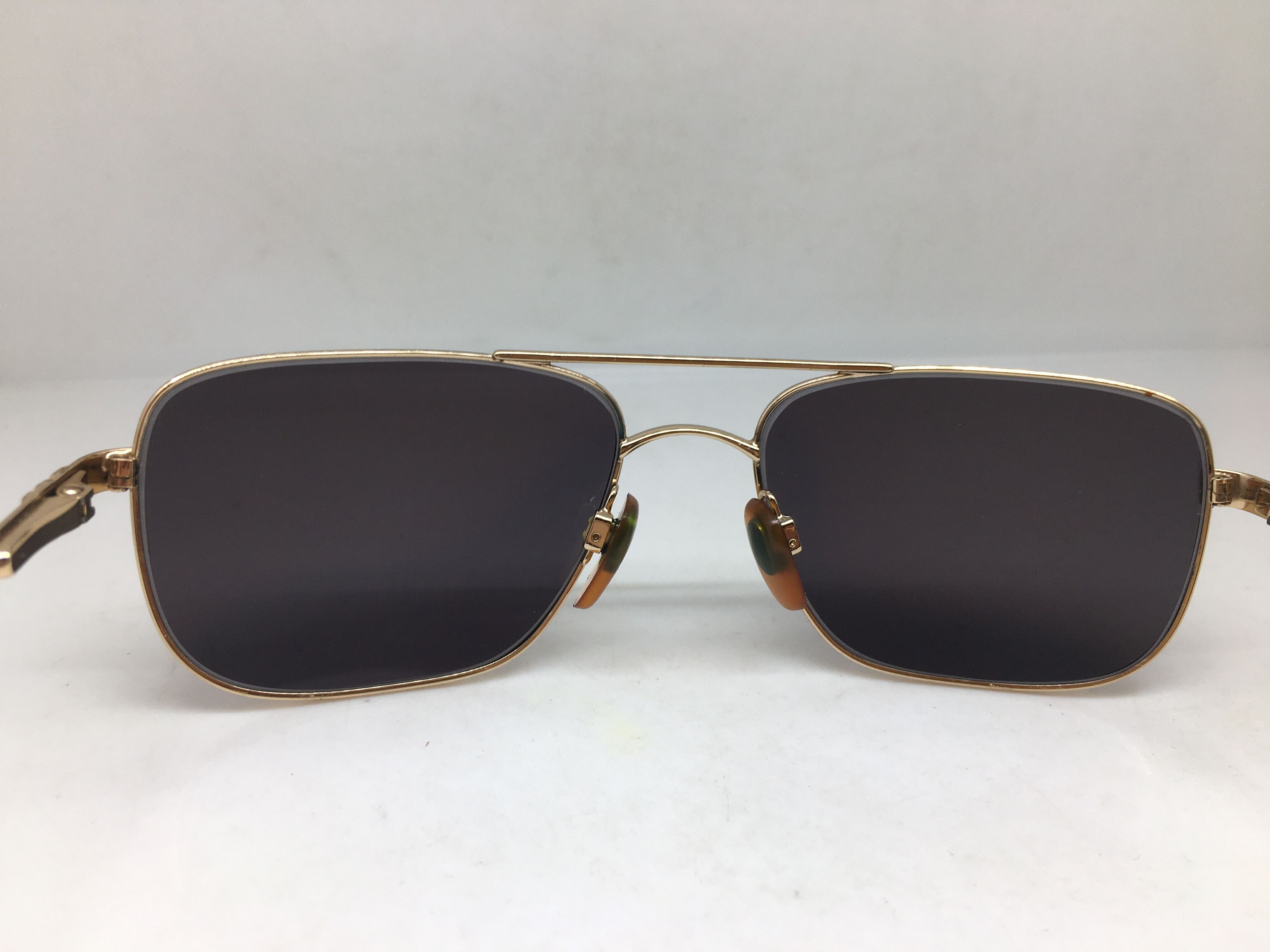 Emporio Armani Emporio Armani Gold Aviator Sunglasses Frame Made in Italy Size ONE SIZE - 5 Thumbnail