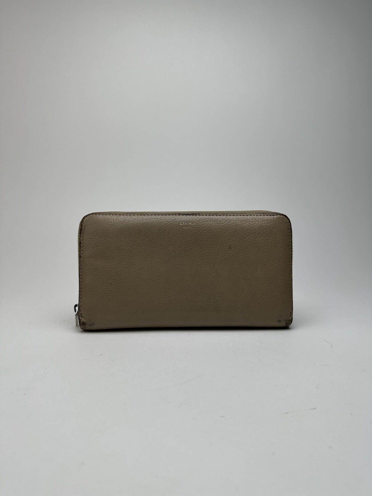 Celine Vintage Paris Zippy wallet beige Size ONE SIZE - 1 Thumbnail