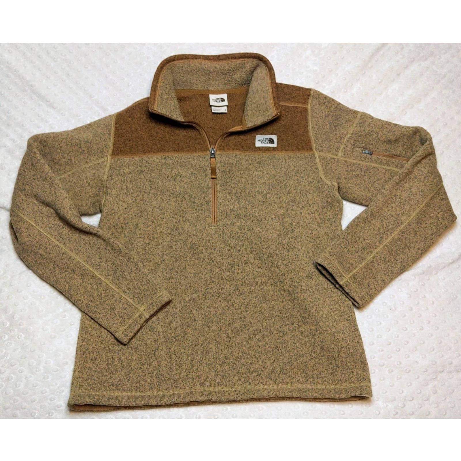The North Face The North Face Gordon Lyons 1/4 Zip Top Brown Tan Men’s Small Pullover Windbreaker Logo Zipper Regular Size US S / EU 44-46 / 1 - 2 Thumbnail