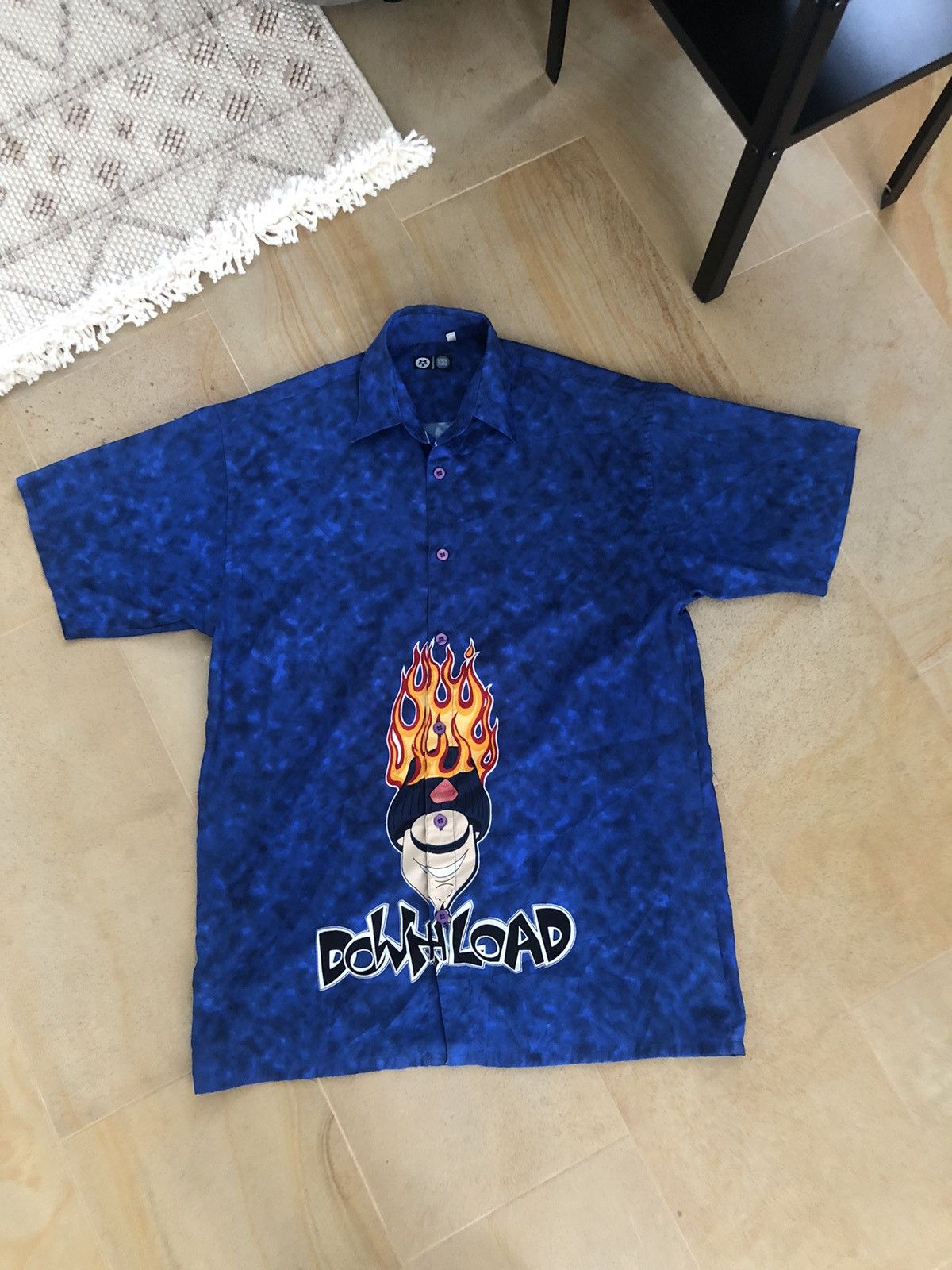 Rap Tees × Vintage DOWNLOAD CRAZY RAP SHIRT SK8 STYLE Size US M / EU 48-50 / 2 - 1 Thumbnail