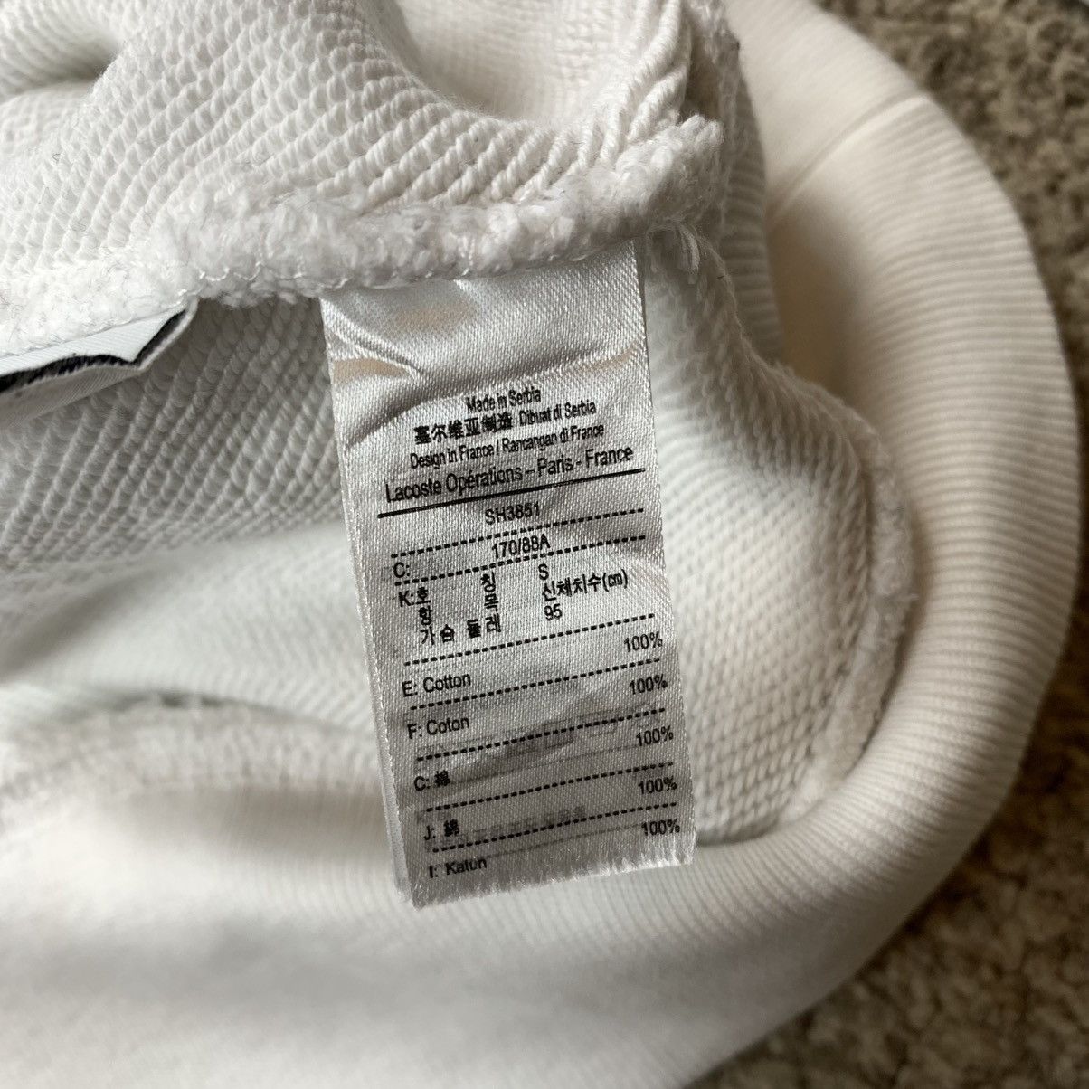 Lacoste LACOSTE X MINECRAFT Sweatshirt Crewneck Size US S / EU 44-46 / 1 - 7 Thumbnail