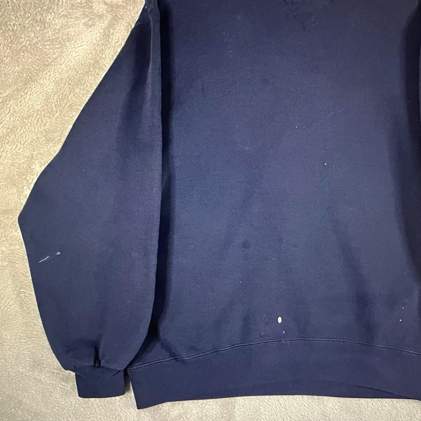 Russell Athletic VINTAGE Russell Athletic Sweatshirt Crew Neck 90s Mens XL Blue Sweatshirt Pullover Athletic Heavyweight Grunge Street Wear Logo Embroidered USA Size US XL / EU 56 / 4 - 5 Thumbnail