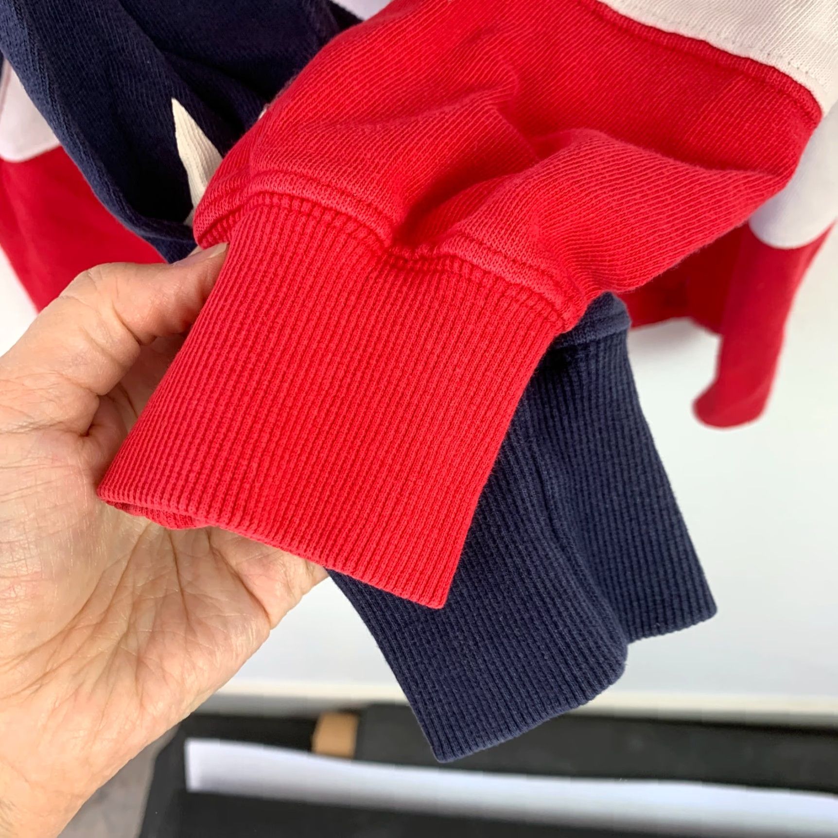 Vintage VINTAGE Britches Red White Blue Patriotic America Flag USA Polo Shirt Large Size US L / EU 52-54 / 3 - 6 Thumbnail