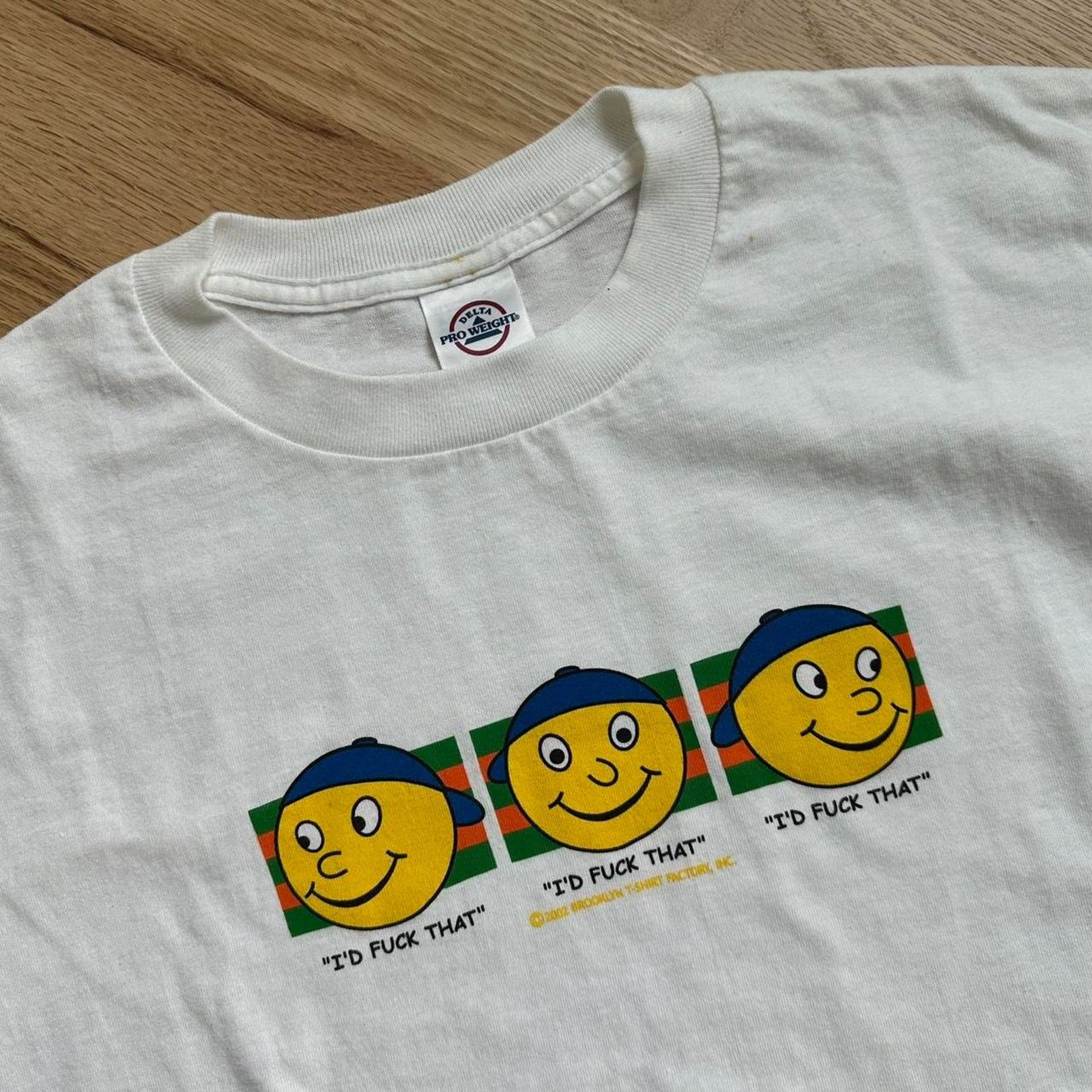 Other × Vintage Vintage 90s Funny Good Humor Id Fuck That Happy Sex Shirt Size US XL / EU 56 / 4 - 2 Thumbnail