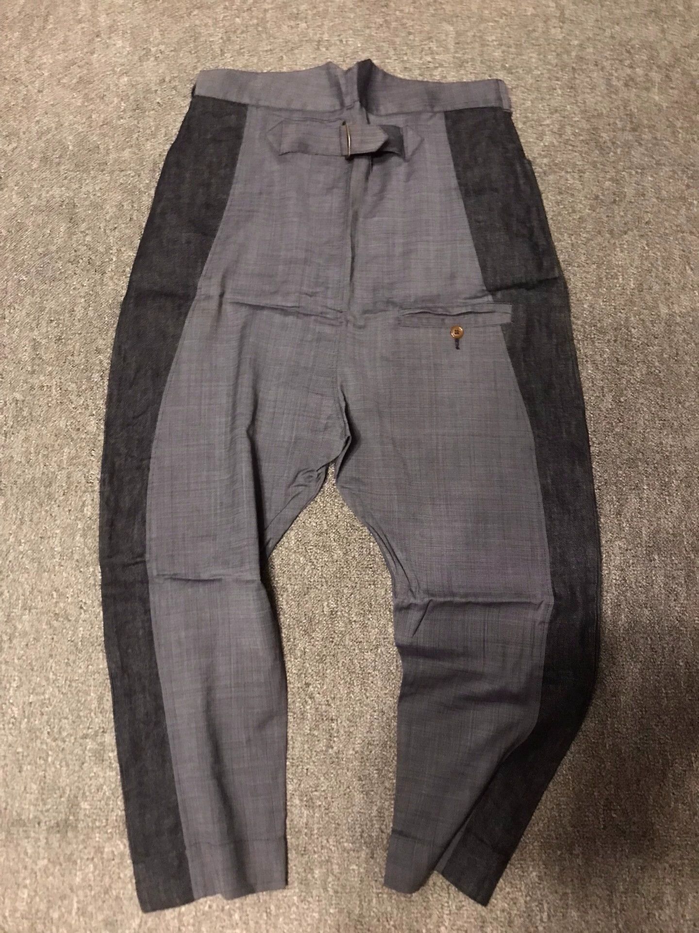 Vivienne Westwood Vivienne Westwood Denim-Wool Harem Pants 46 (5x-worn) Size US 30 / EU 46 - 2 Thumbnail