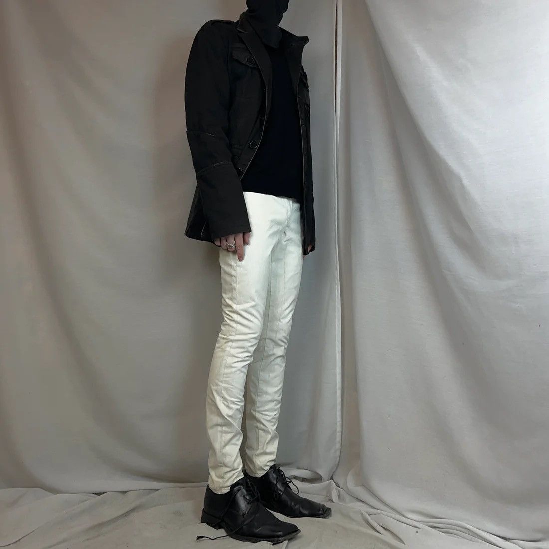 Maison Margiela Maison Martin Margiela x H&M Painted Crack Jeans - AW12 Size US 28 / EU 44 - 2 Thumbnail