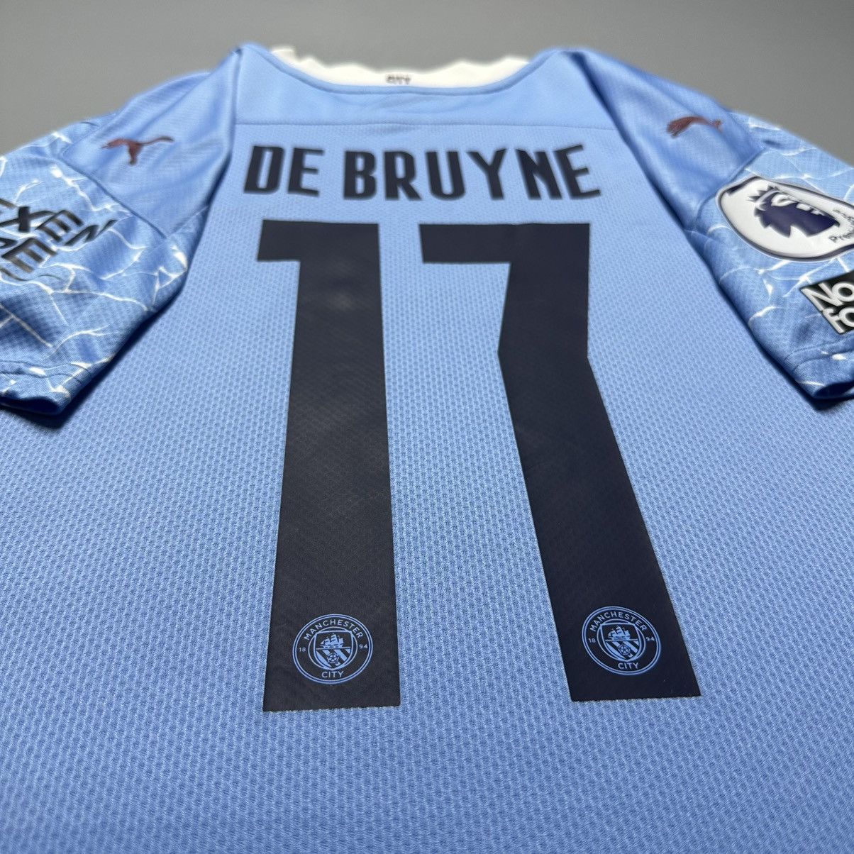 Puma MAN CITY PUMA 2020/2021 FOOTBALL HOME JERSEY #17 DE BRUYNE Size US M / EU 48-50 / 2 - 11 Thumbnail