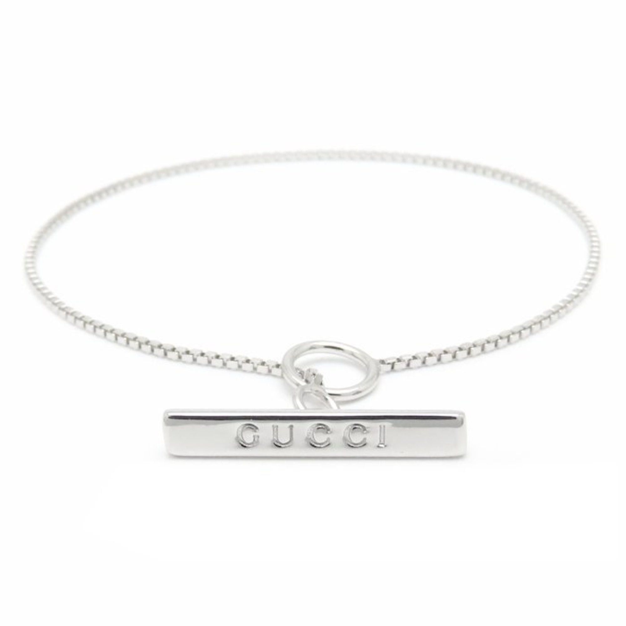 Gucci GUCCI Lariat Bracelet #17 18KWG Women's 295198 Size ONE SIZE - 1 Thumbnail