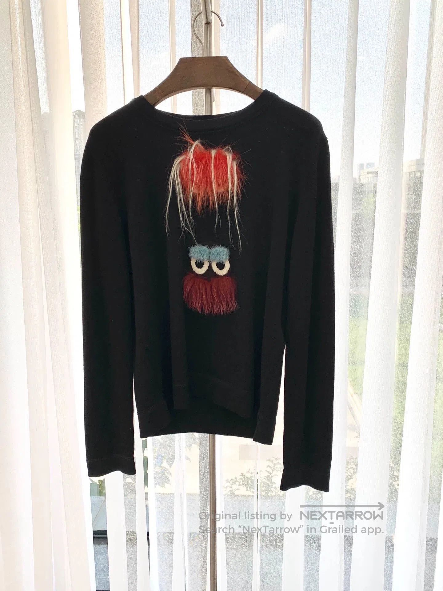 Fendi Fendi Monster Round Neck Sweatshirt. Size US M / EU 48-50 / 2 - 1 Thumbnail