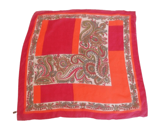 Other Pink, orange and white natural silk scarf. Size ONE SIZE - 1 Thumbnail