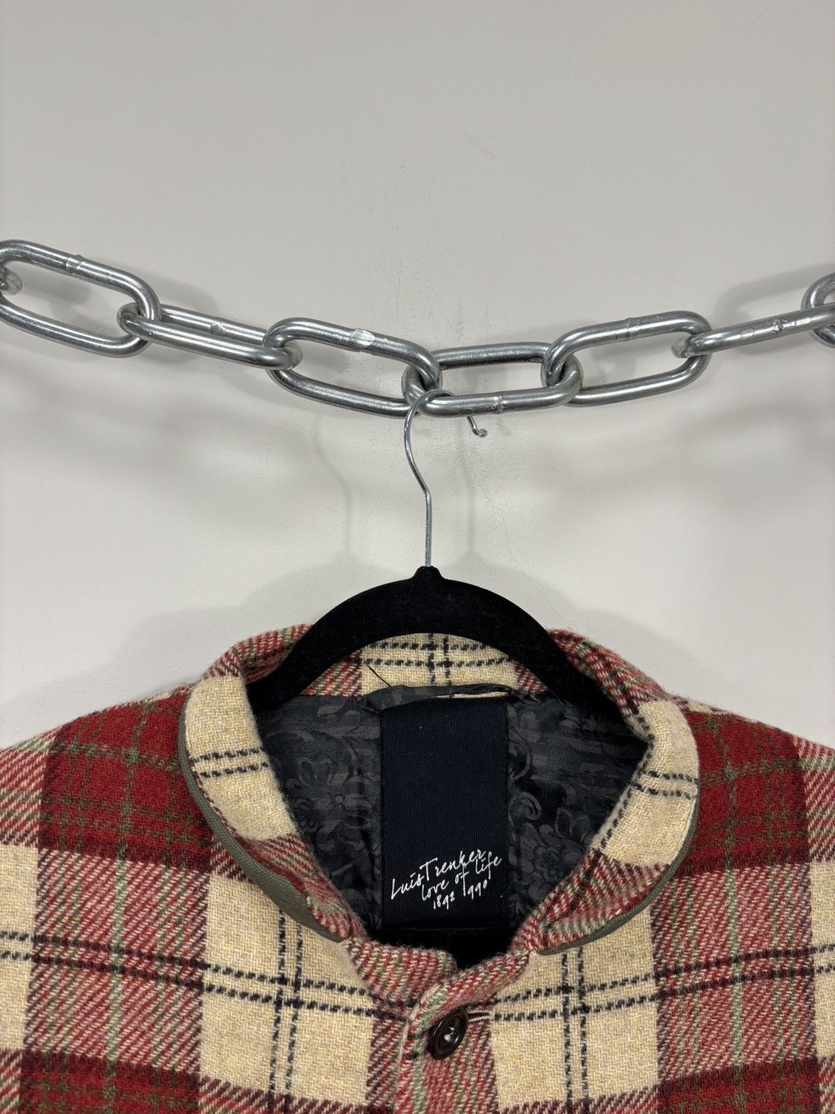 Other Luis Trenker Women’s Plaid Check Alpine Wool Blazer Jacket Size XL / US 12-14 / IT 48-50 - 10 Thumbnail