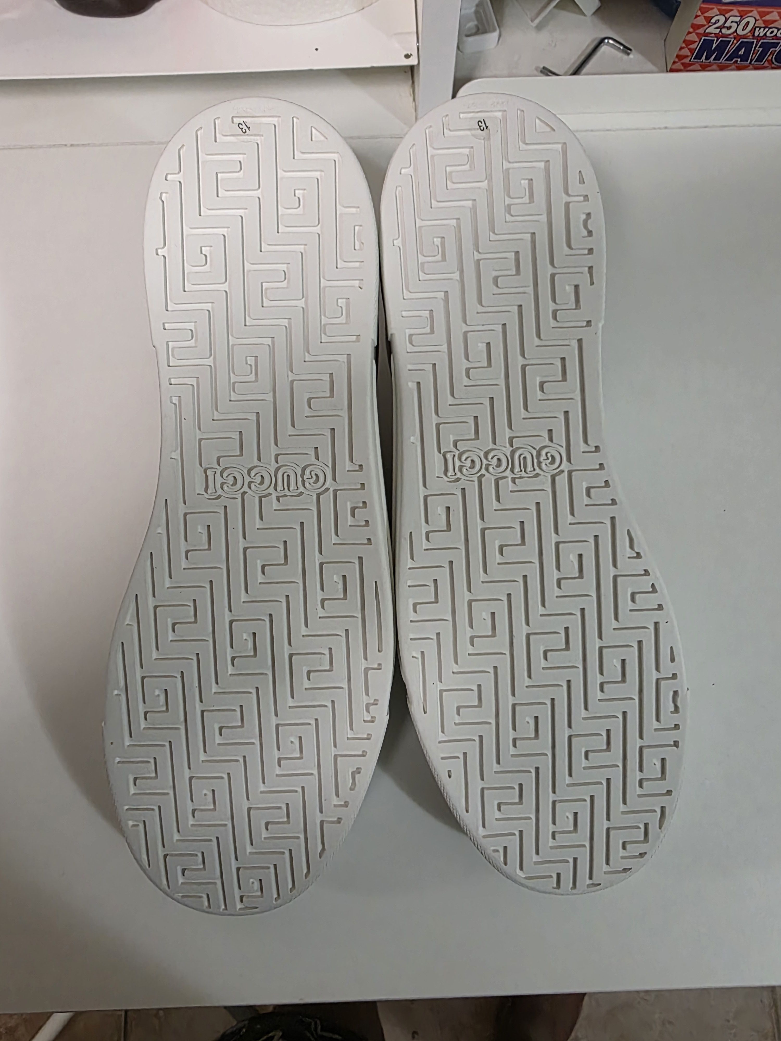 Gucci Gucci Ace Luxury Web Logo Size US 14 / EU 47 - 7 Thumbnail