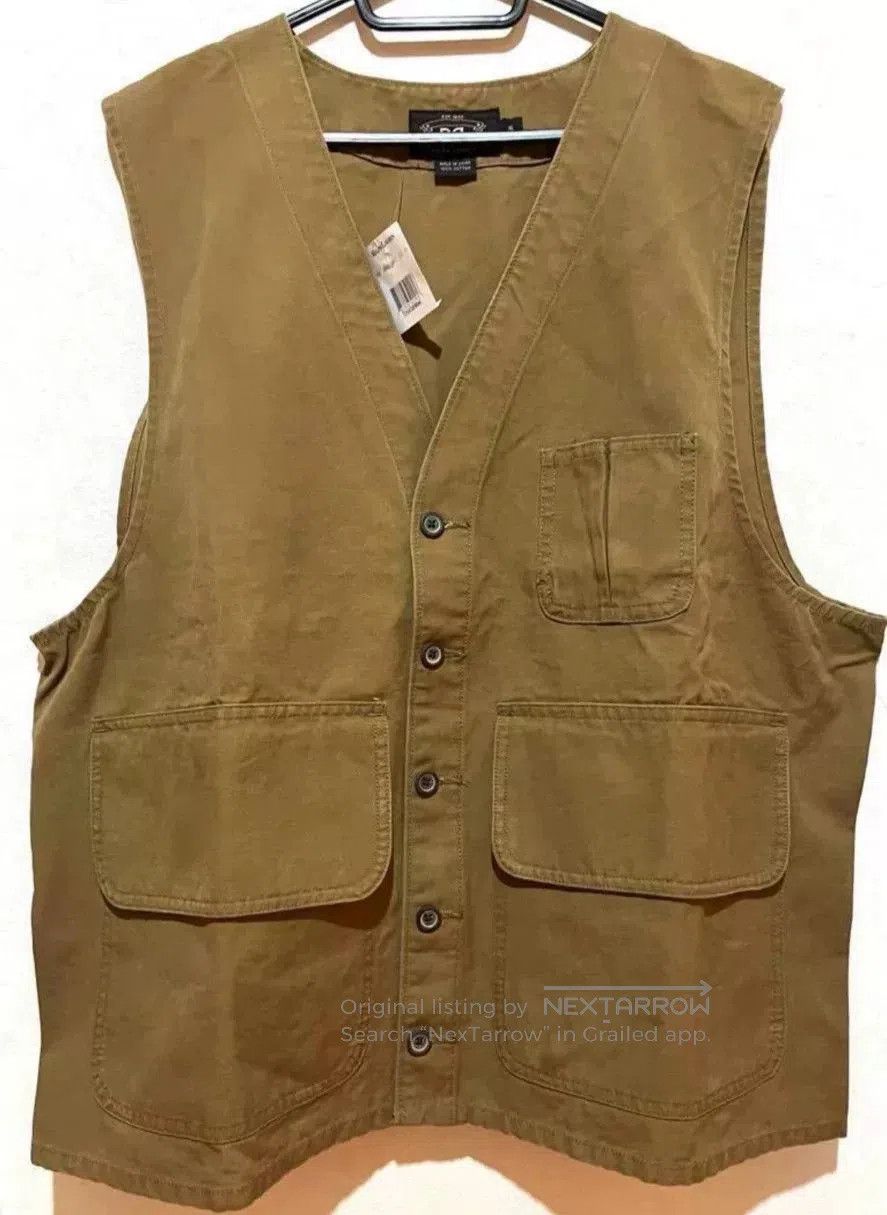 RRL Ralph Lauren vintage double rl khaki canvas hunting vest. Size US XL / EU 56 / 4 - 1 Thumbnail