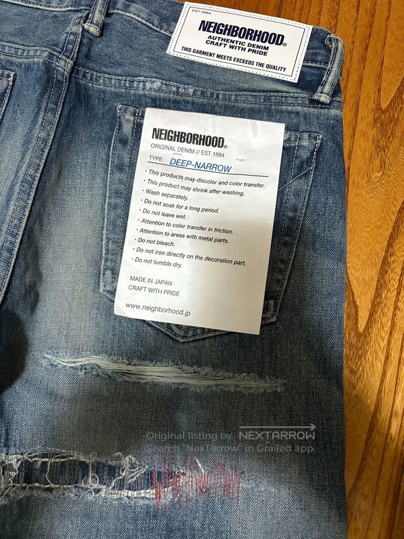 Neighborhood Neighborhood size M Washed Patched Jeans Size US 27 - 5 Thumbnail