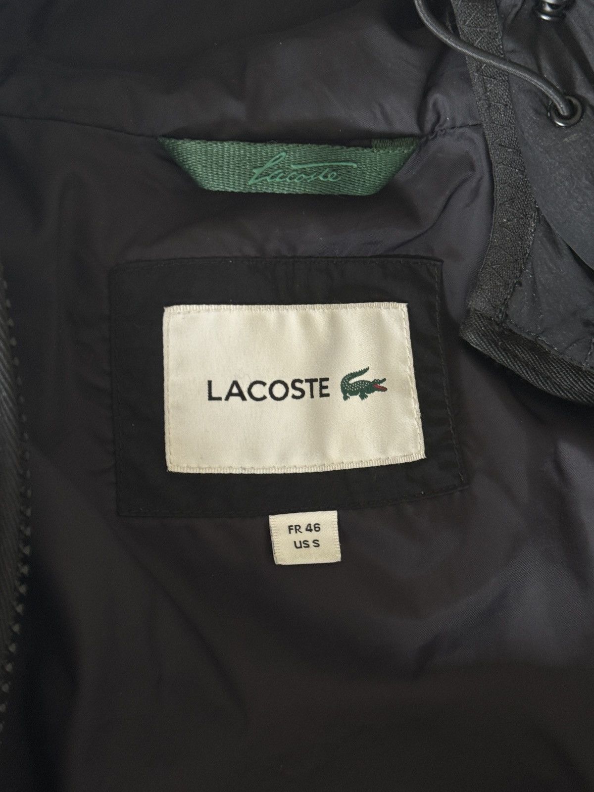 Lacoste Lacoste down jacket black Size US S / EU 44-46 / 1 - 3 Thumbnail