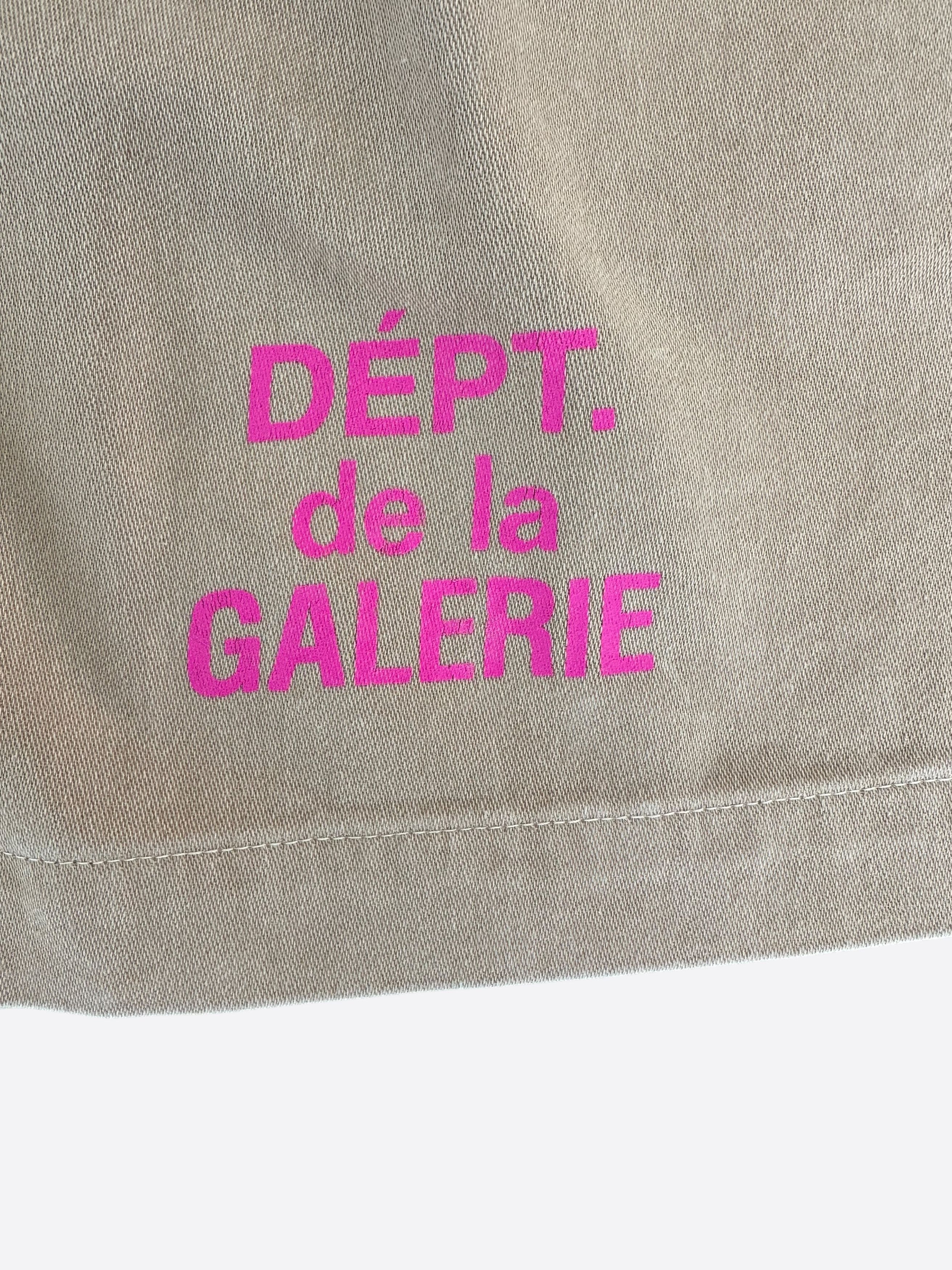 Gallery Dept. Gallery Dept Cream & Pink French Logo Zuma Shorts Size US 38 / EU 54 - 3 Thumbnail