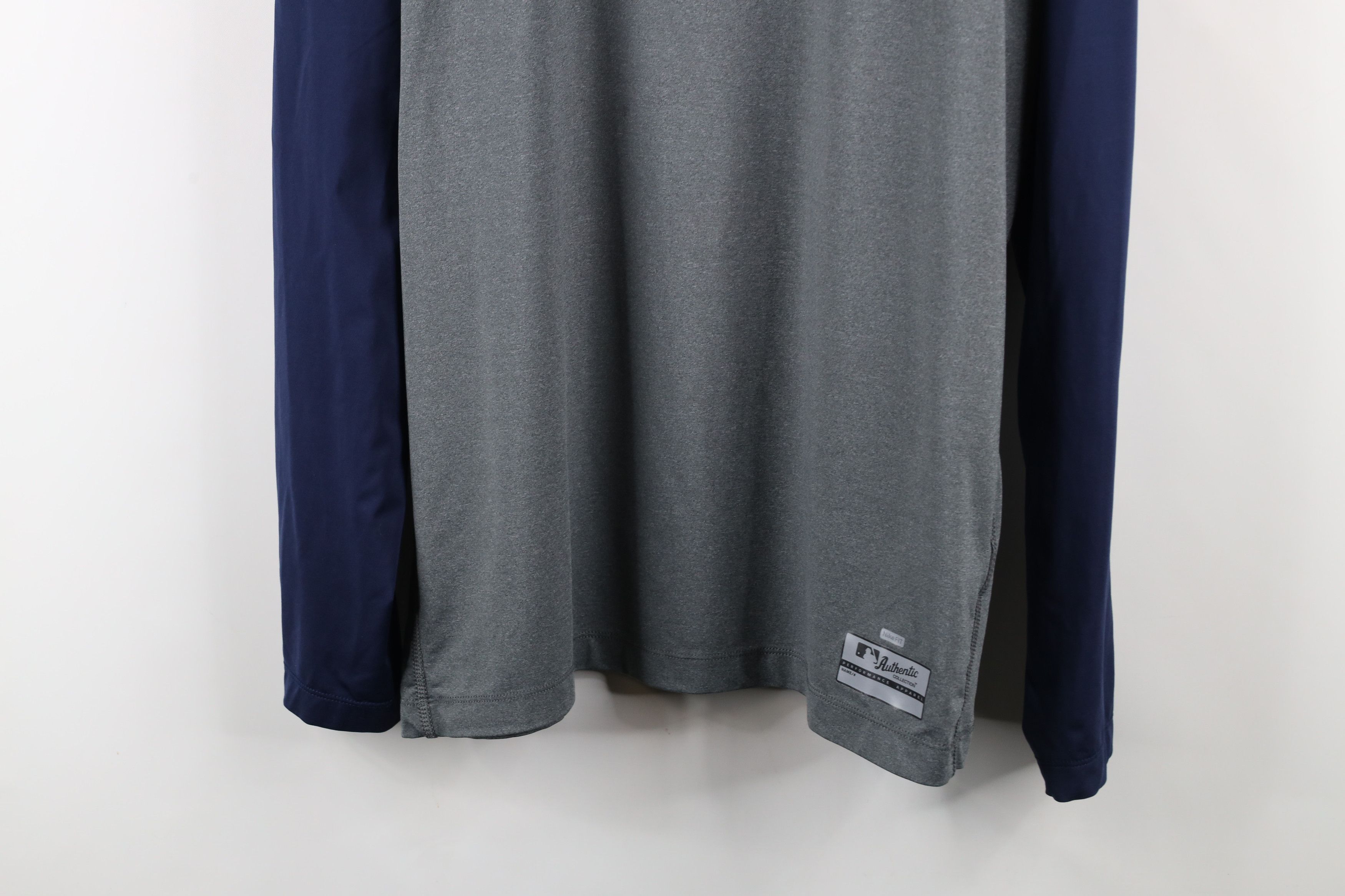Nike × Vintage Nike Pro Compression Detroit Tigers Long Sleeve T-Shirt Size US XL / EU 56 / 4 - 3 Thumbnail