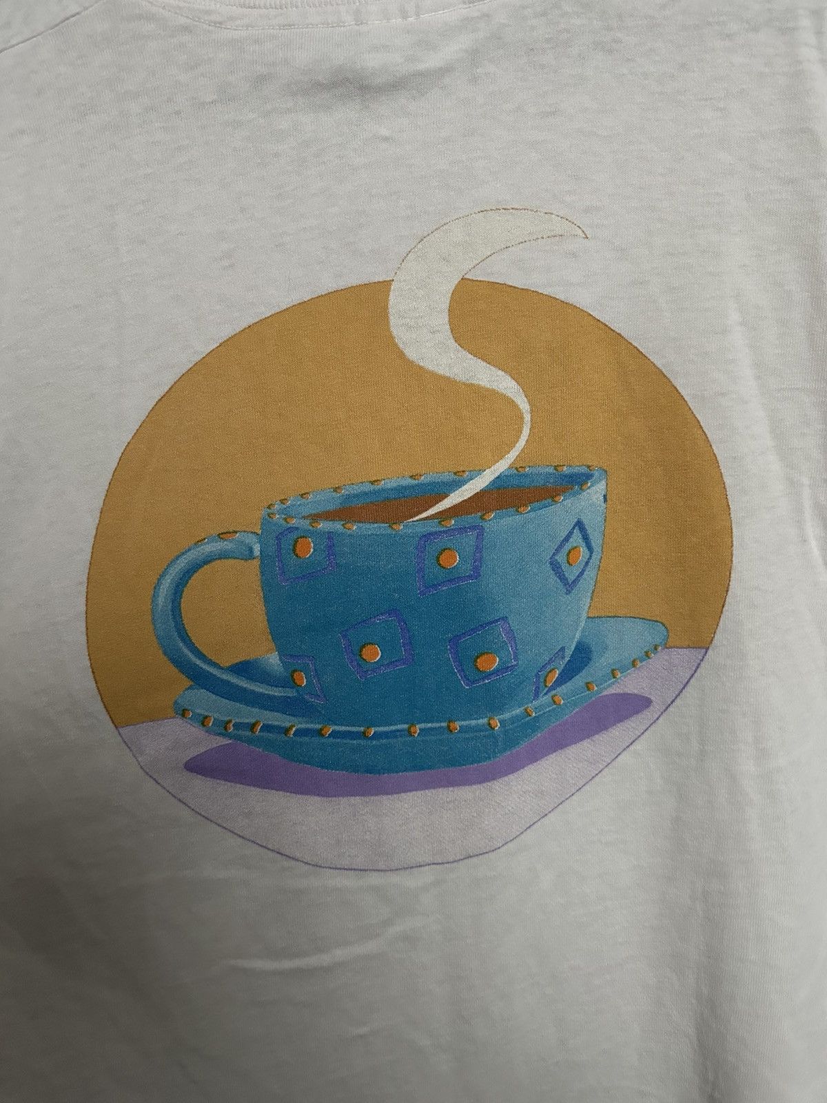 Vintage 1989 Wallace & Gromit Cup Of Tea Vintage Movie T-Shirt Tee Size US L / EU 52-54 / 3 - 9 Thumbnail