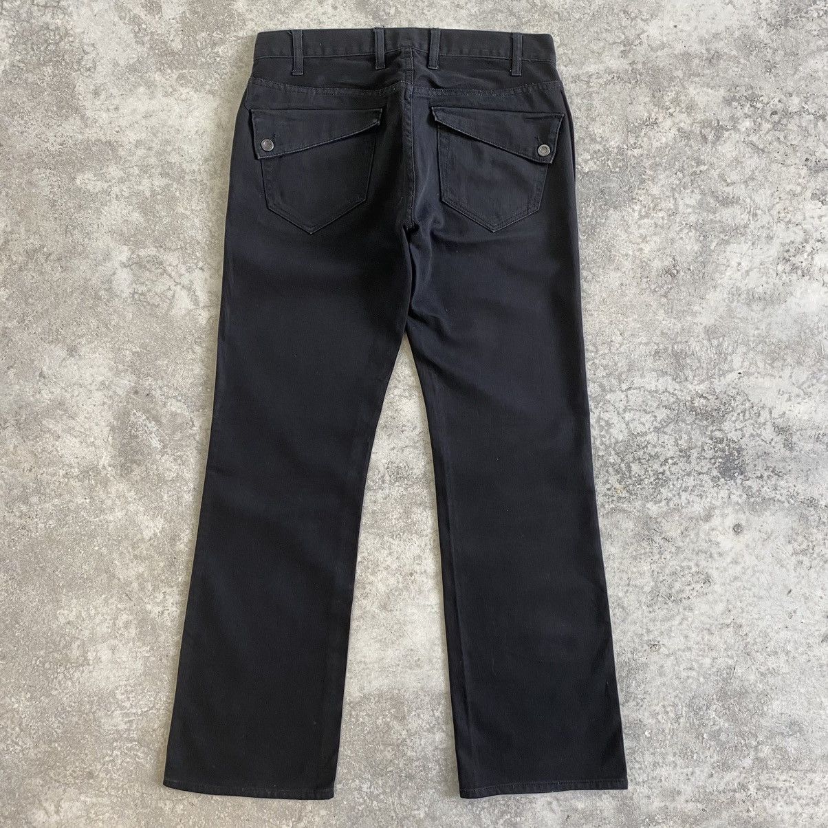 Beams Plus Vintage Beams Japan Bootcut Flared Jeans Black Size US 29 - 2 Thumbnail