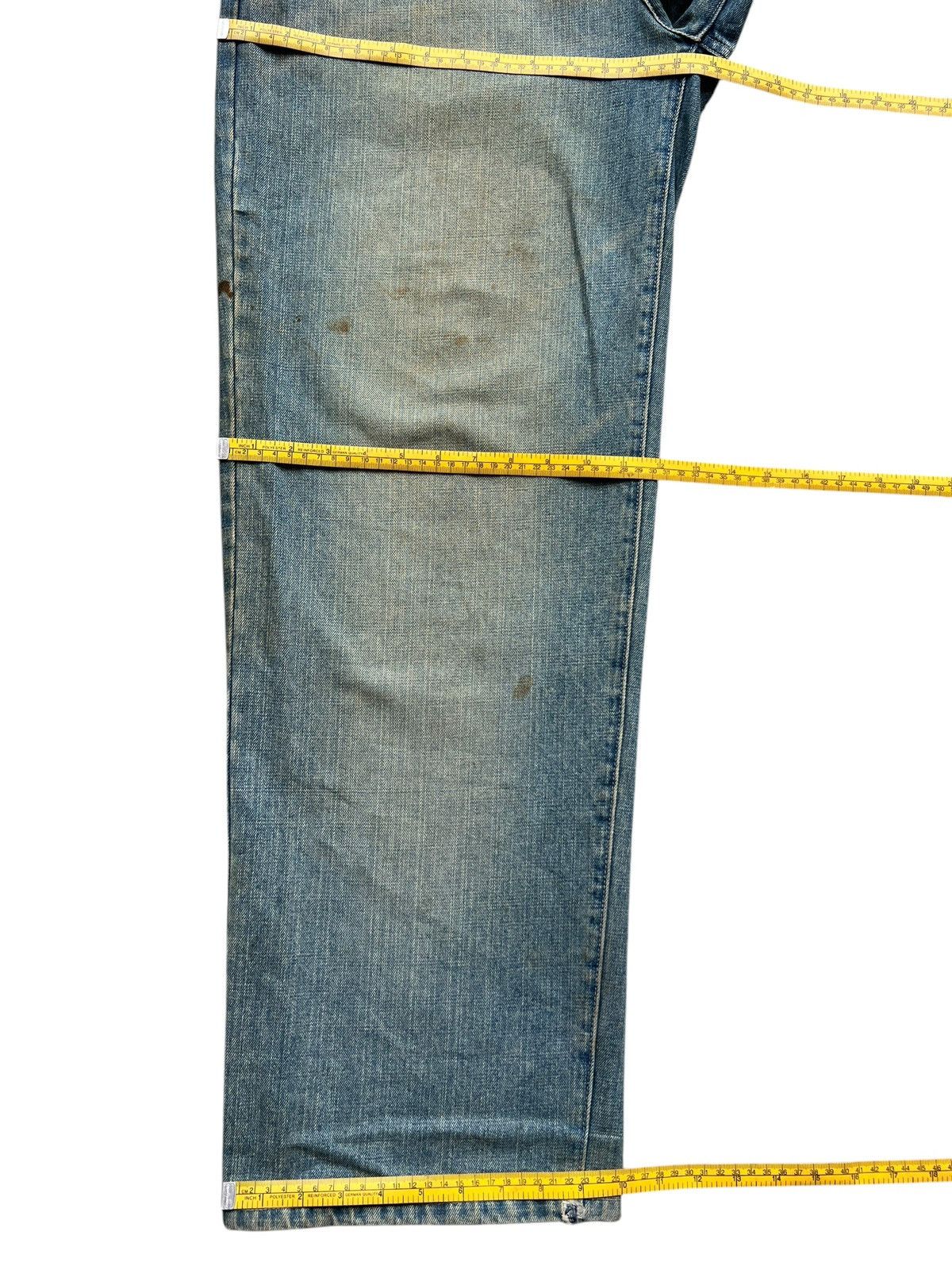 Sean John 2000s Sean John Distressed Sandwash Baggy Denim Jeans 34x31 Size US 34 / EU 50 - 13 Thumbnail