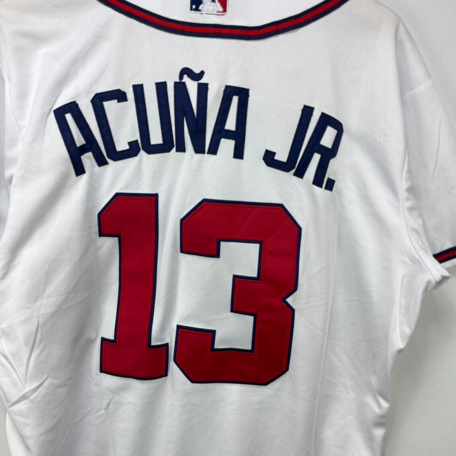 Nike × Vintage Nike Atlanta Braves Acuña Jr Baseball MLB Stitched Medium Size US M / EU 48-50 / 2 - 9 Thumbnail