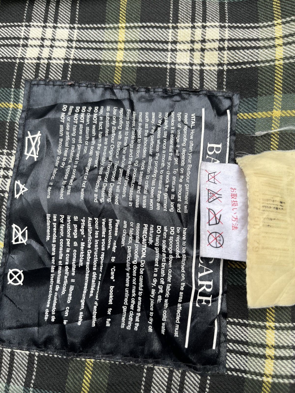 Barbour × Vintage Vtg Barbour Beaufort Jacket Zip Up Size US M / EU 48-50 / 2 - 19 Thumbnail