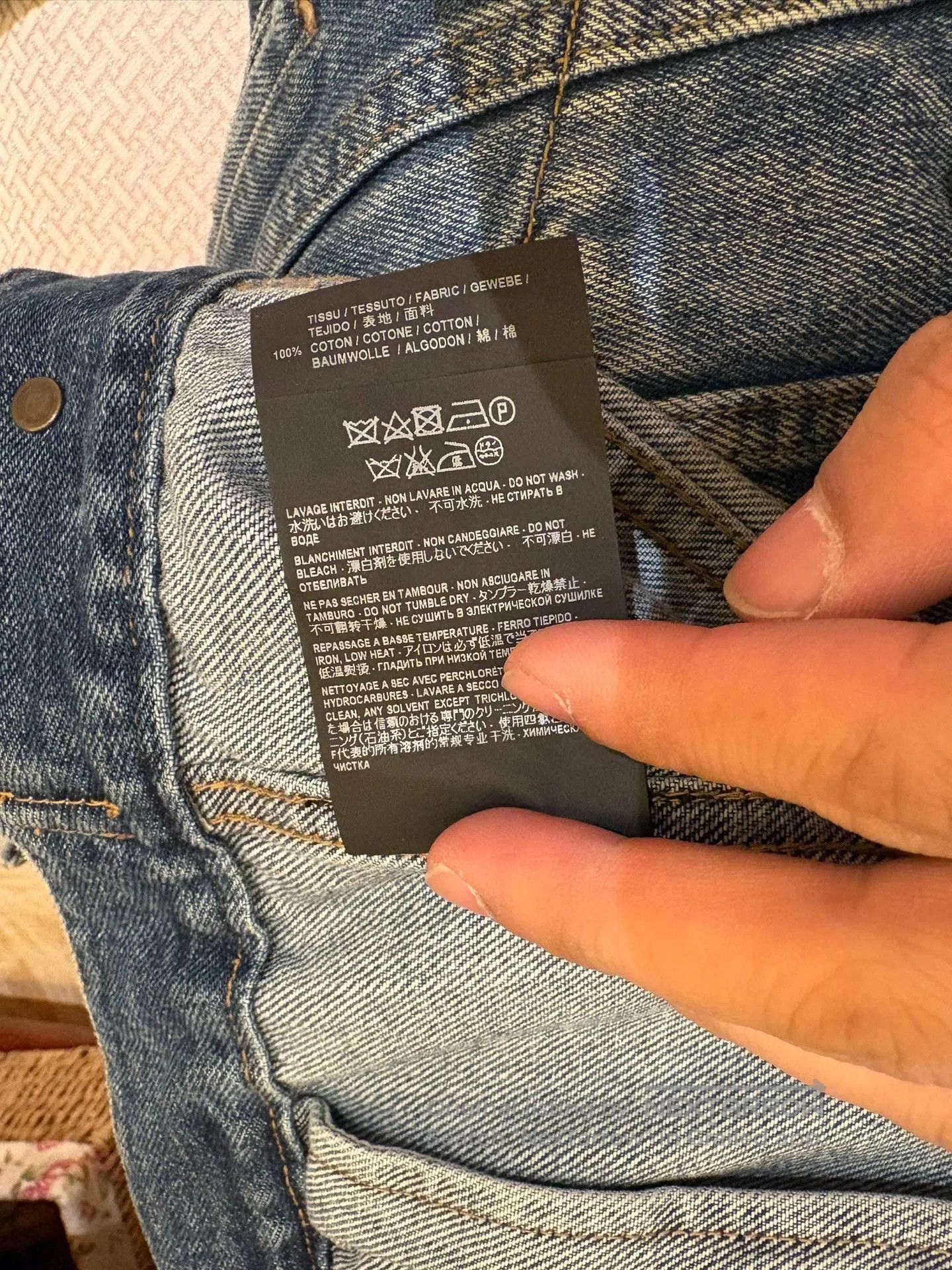 Saint Laurent Paris Saint Laurent Hedi Slimane 2015 Denim Jacket. Size US M / EU 48-50 / 2 - 5 Thumbnail
