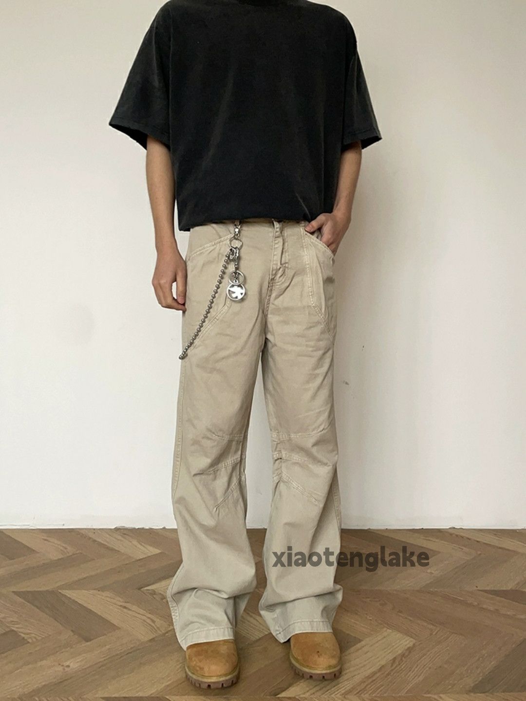 Designer × Japanese Brand × Vintage washed faded cleanfit utility workwear cargo pants Size US 30 / EU 46 - 2 Thumbnail