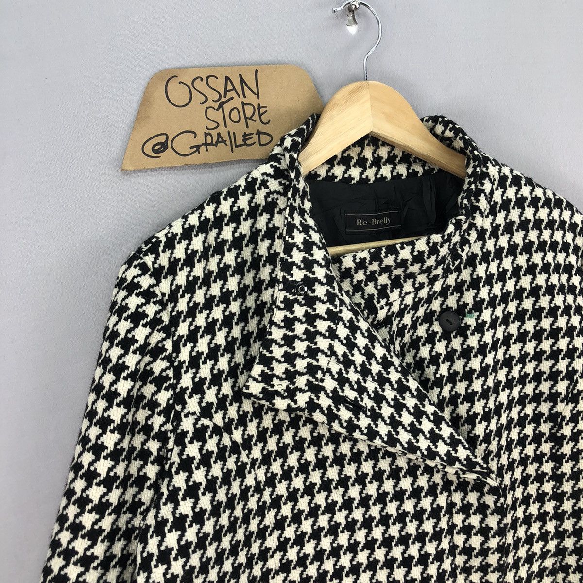 Japanese Brand Japanese Brand Re-Brelly Houndstooth Jacket Size M / US 6-8 / IT 42-44 - 2 Thumbnail