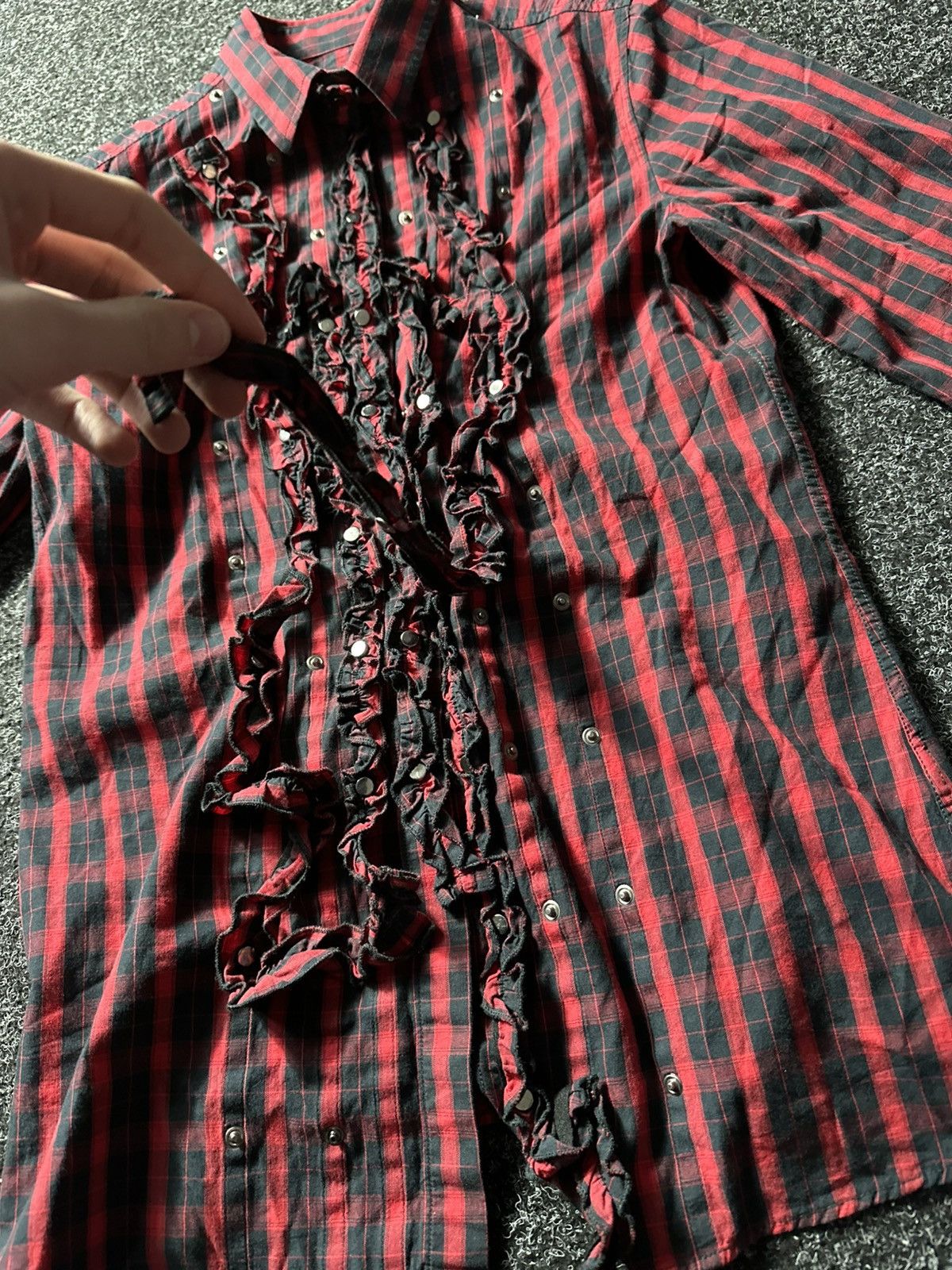 Diesel × If Six Was Nine × Vintage 🚨VNTG Diesel Avant-garde MOHAIR Shirt very rare Streetwear Size L / US 10 / IT 46 - 8 Thumbnail