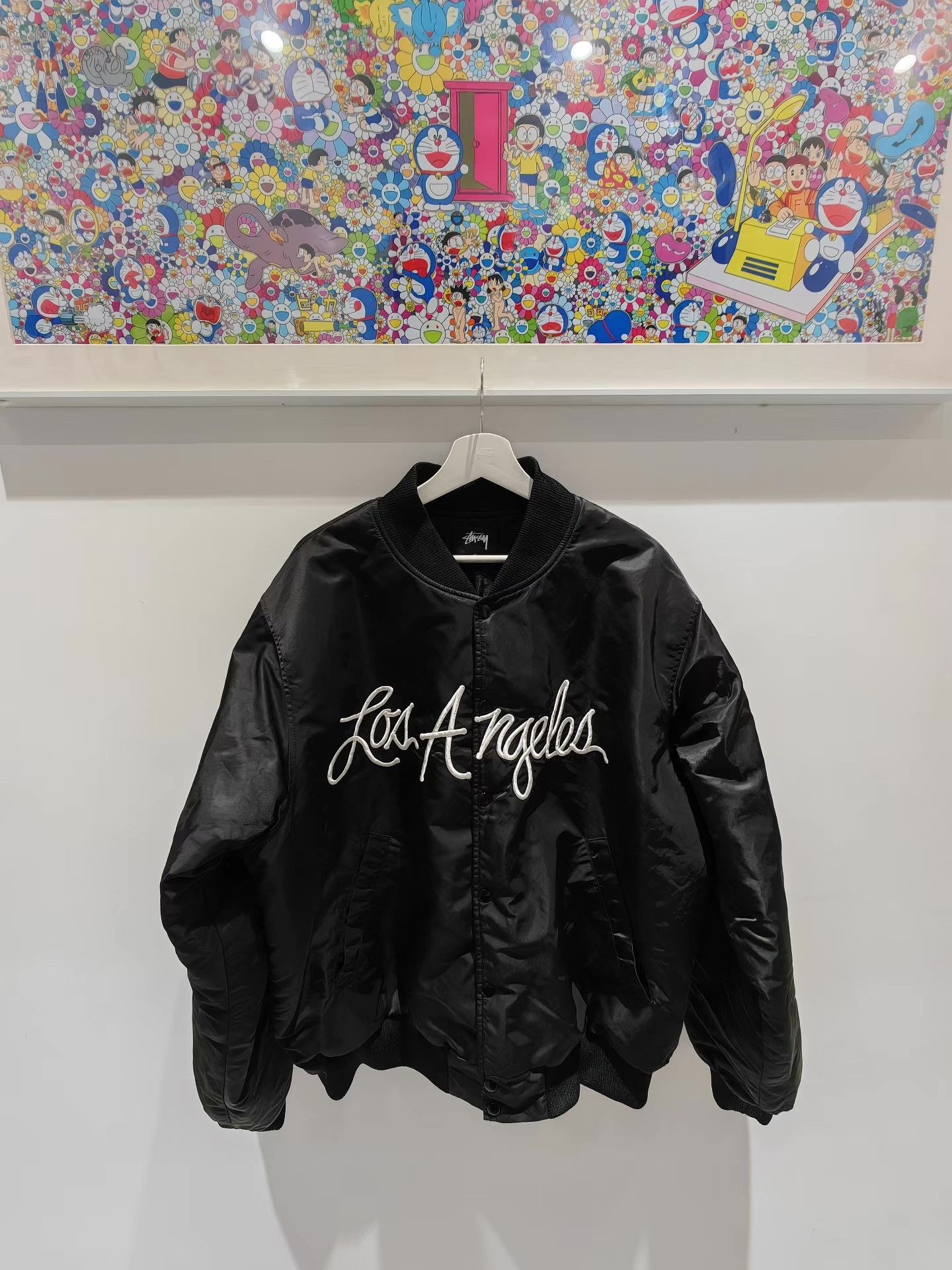 Stussy Stussy SS23 LA Chapter Satin Jacket。 Q15 Size US XL / EU 56 / 4 - 1 Thumbnail