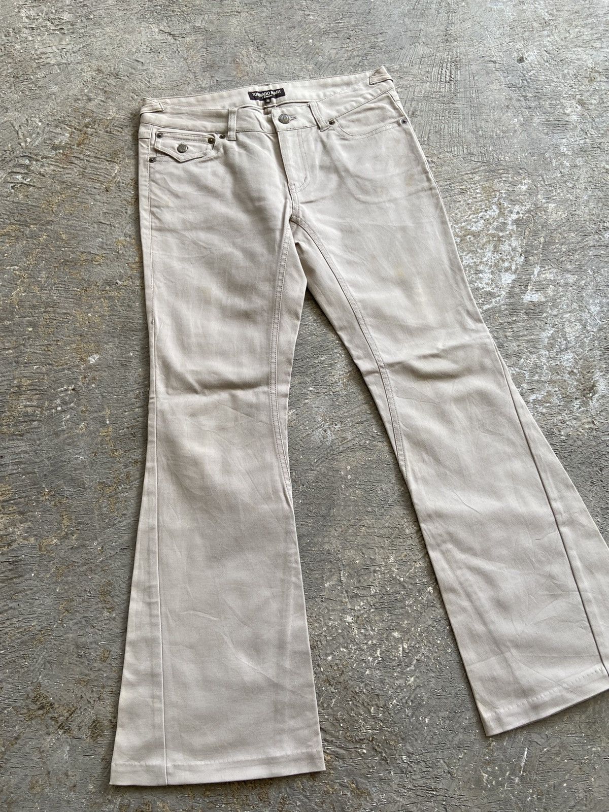Tornado Mart 2000s Tornado Mart Femme - Flared Pants Size 30" / US 8 / IT 44 - 2 Thumbnail