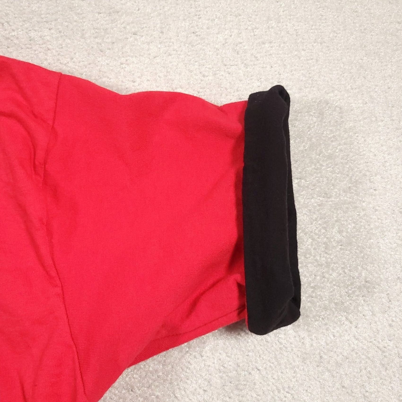 Fruit Of The Loom VINTAGE Fruit of the Loom T-Shirt Mens Medium Two Toned Red Black Single Stitch USA Shirt Mens Size US M / EU 48-50 / 2 - 5 Thumbnail