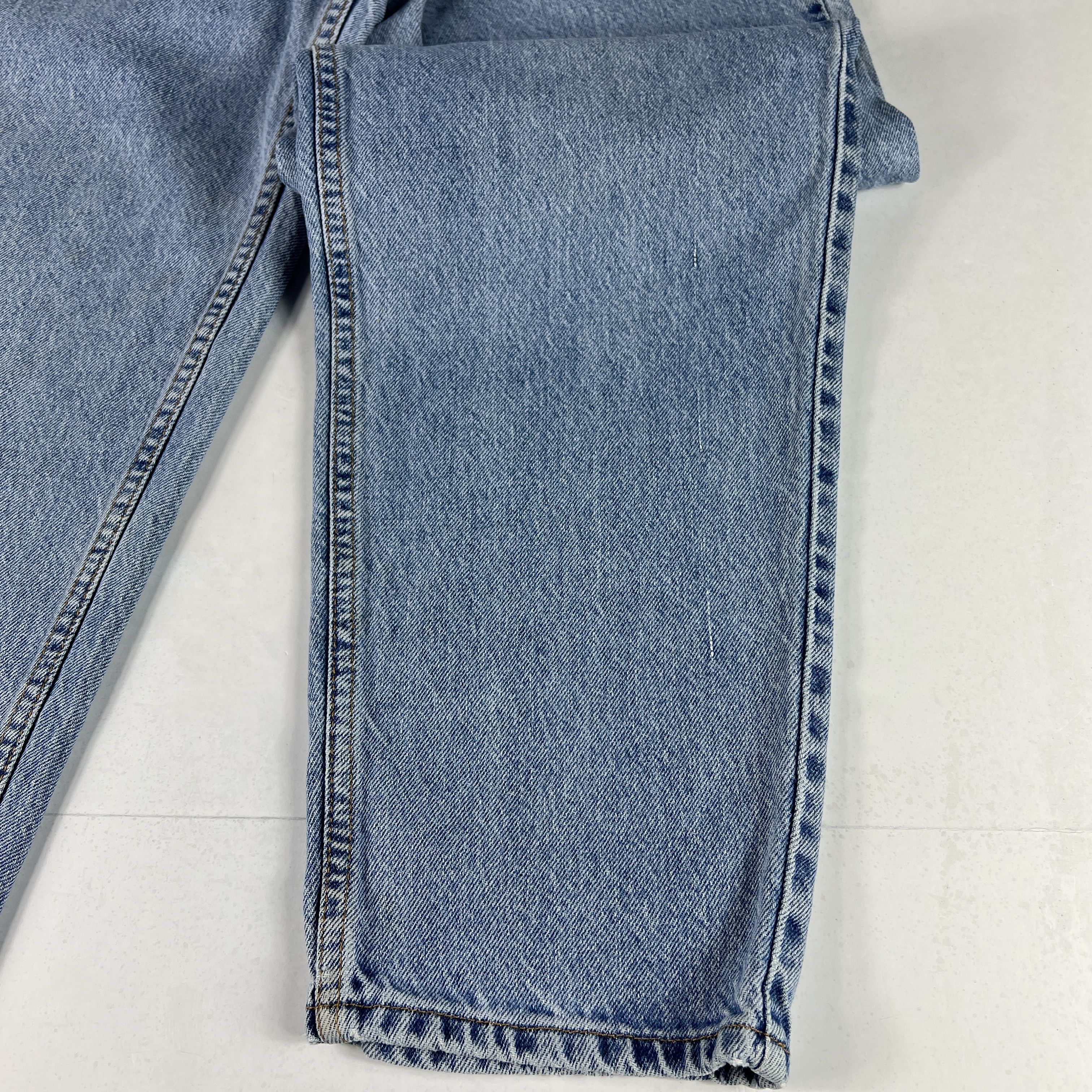 Levi's × Vintage VTG 90s Levi's Jean 560 Loose Taper Blue Denim Orange Tab Size US 32 / EU 48 - 9 Thumbnail