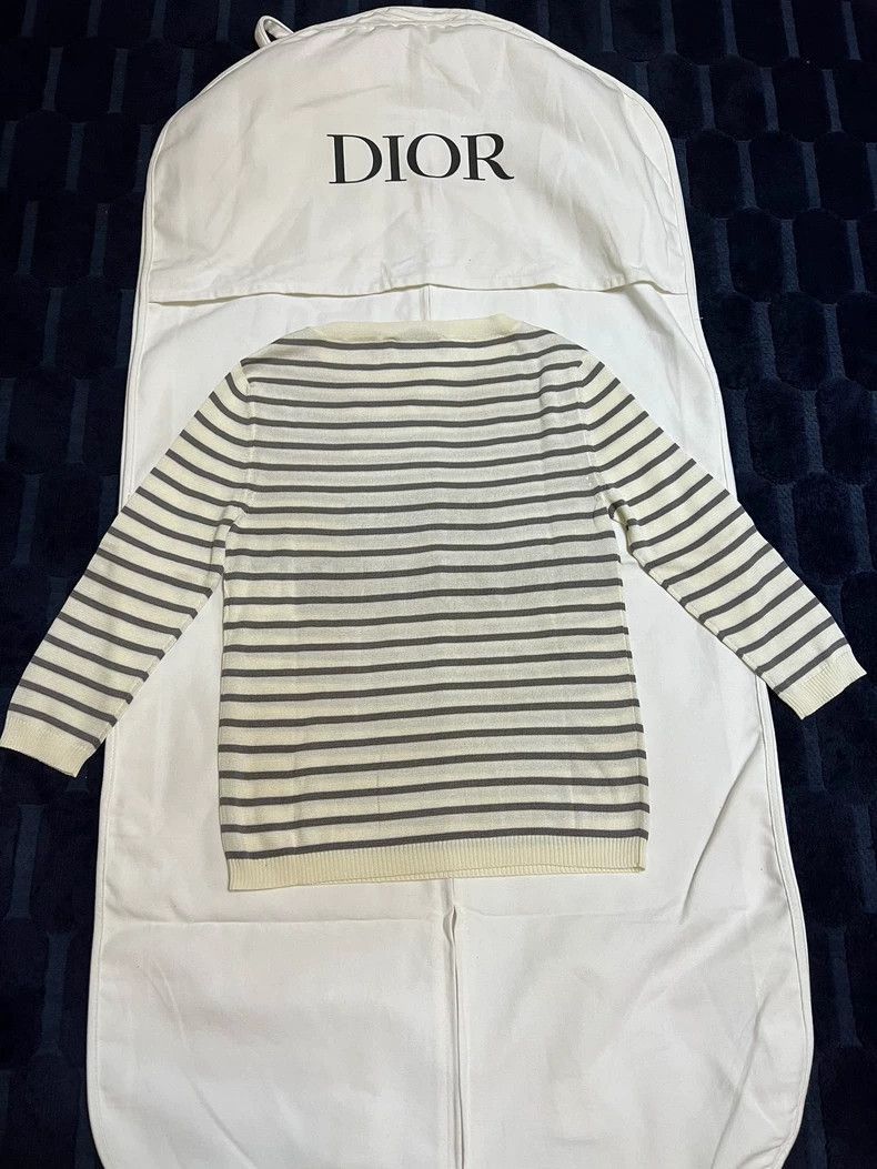 Dior Dior Dior Black and White Logo Knit Sweater-2507 Size S / US 4 / IT 40 - 2 Thumbnail