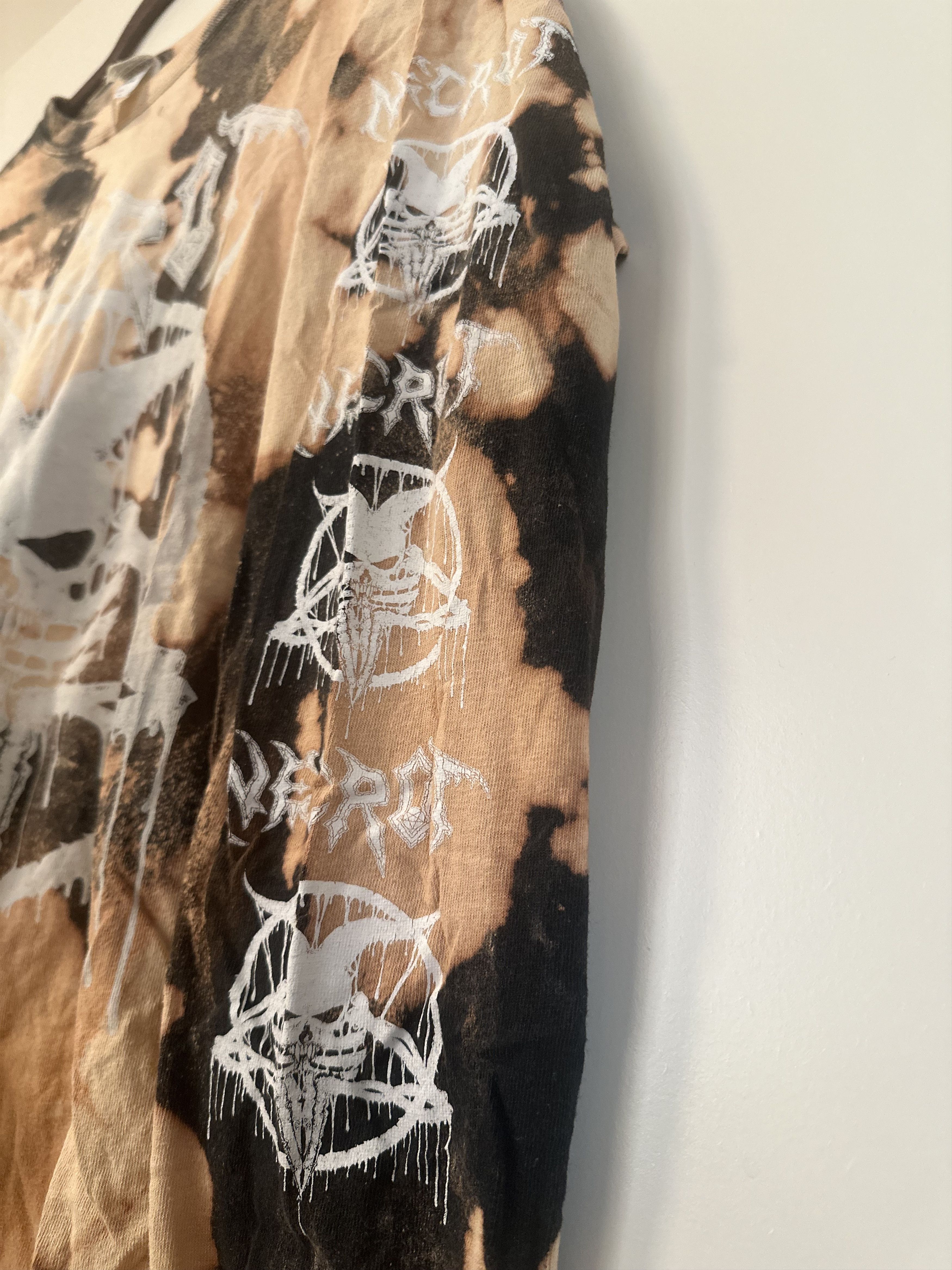 Other NECROT ~ One-of-a-Kind Custom Bleach-Dyed Longsleeve Shirt Size US L / EU 52-54 / 3 - 4 Thumbnail