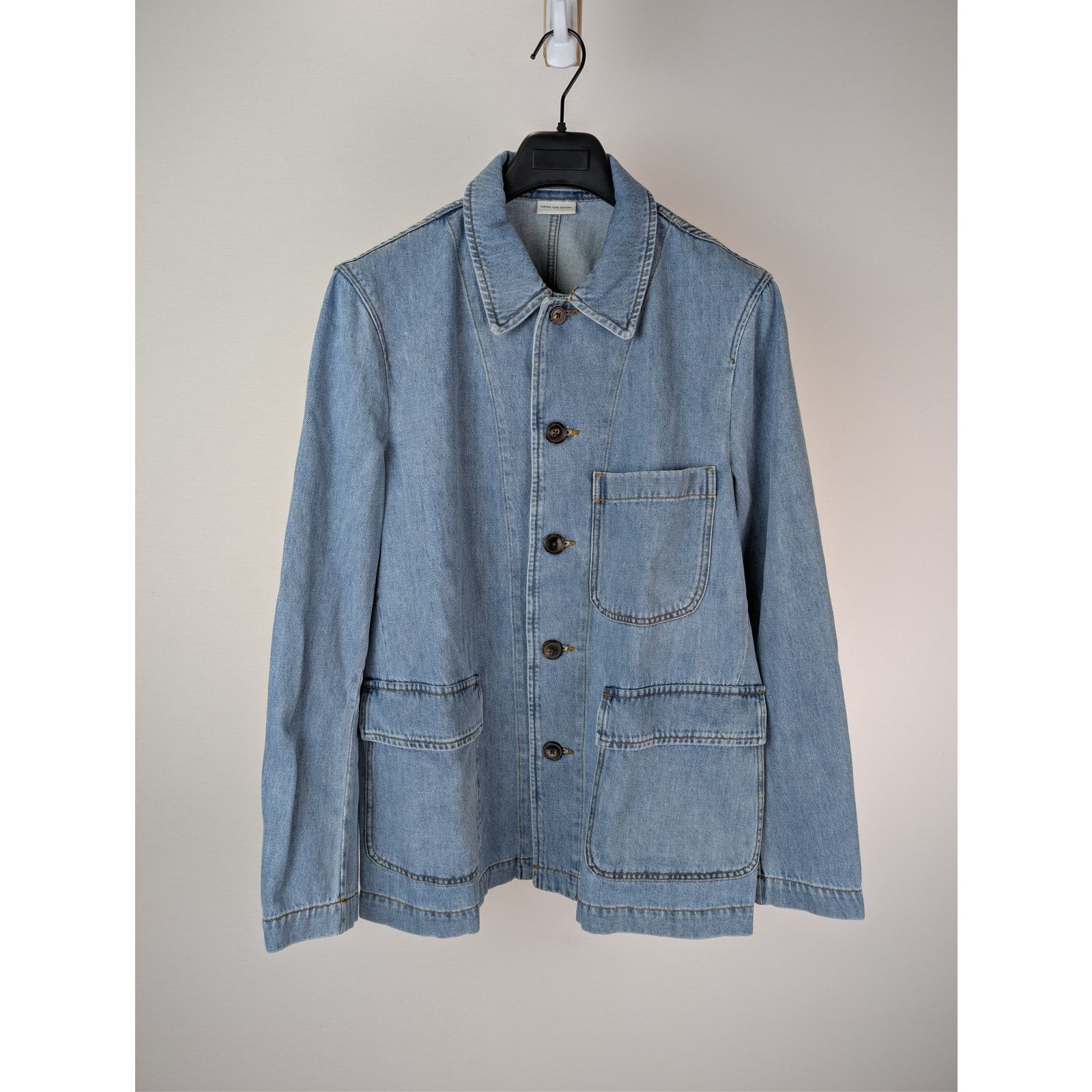 Dries Van Noten o1rshd1 Braxton Denim Jacket in Blue Size US XXL / EU 58 / 5 - 8 Thumbnail