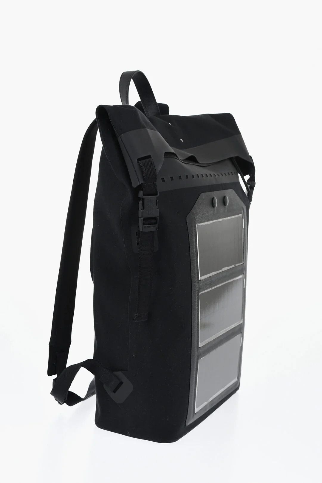Maison Margiela og1mm0326 Size: OS / Mackintosh Fabric Backpack in Black Size ONE SIZE - 2 Thumbnail