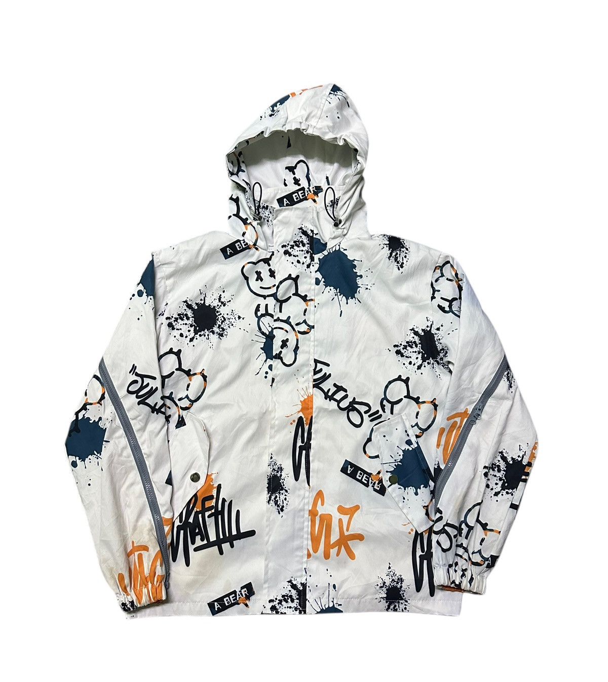 Japanese Brand over zipper jacket hooded Size US L / EU 52-54 / 3 - 1 Thumbnail