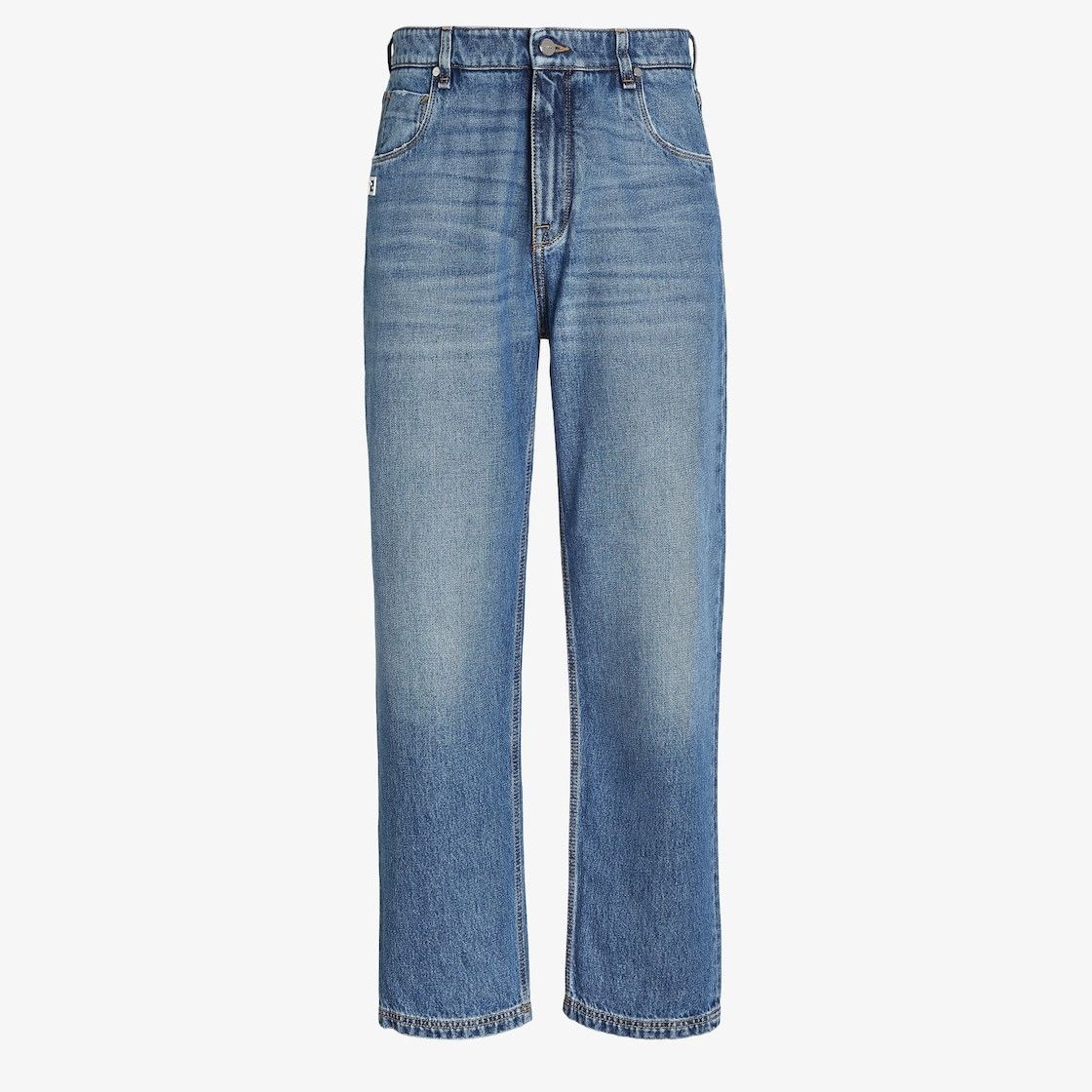 Fendi o1s1wg111025 Long Jeans in Blue Size US 32 / EU 48 - 1 Thumbnail