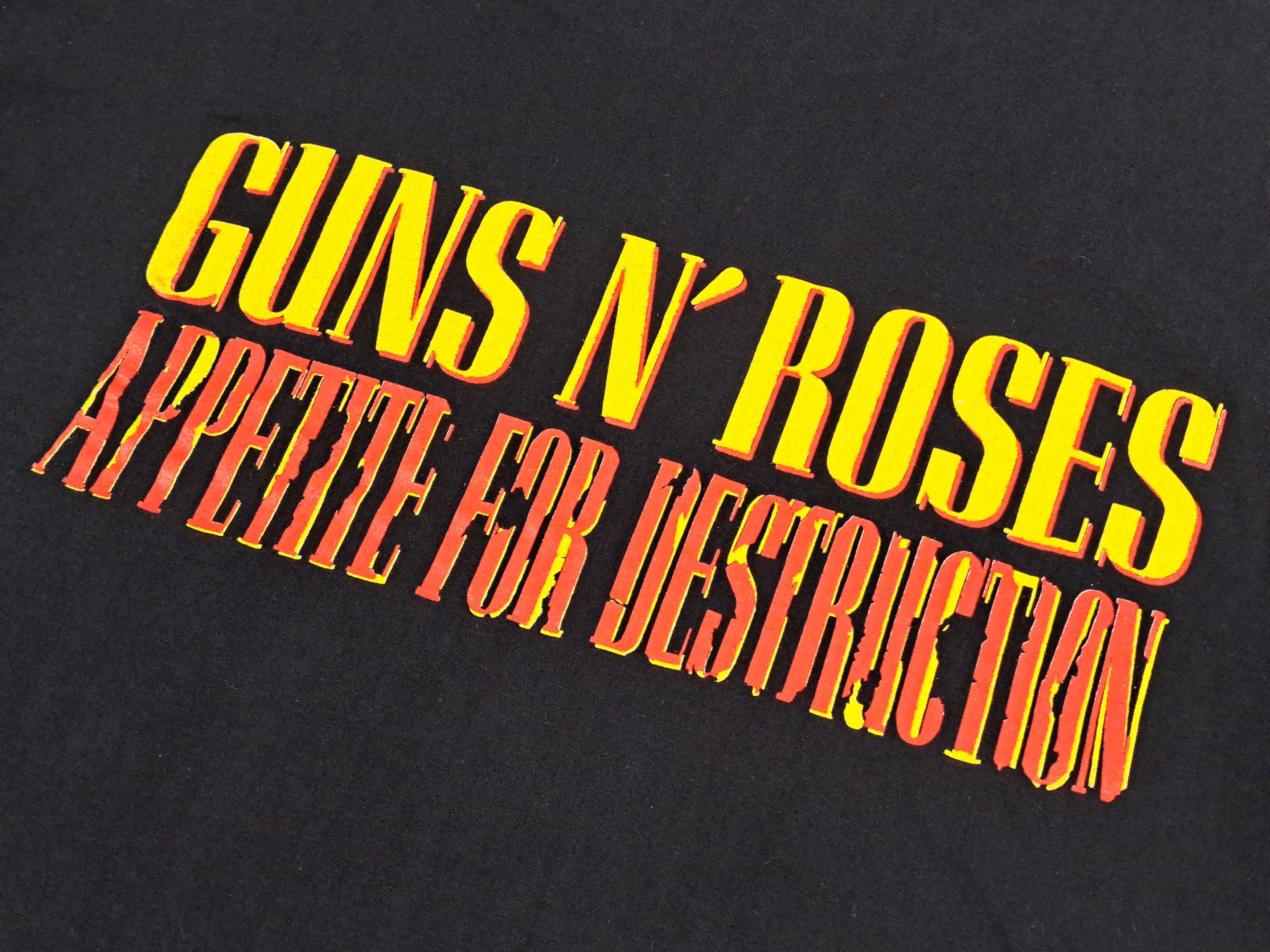 Vintage 1988 Guns N' Roses Appetite For Destruction T-shirt. Size US XL / EU 56 / 4 - 8 Thumbnail