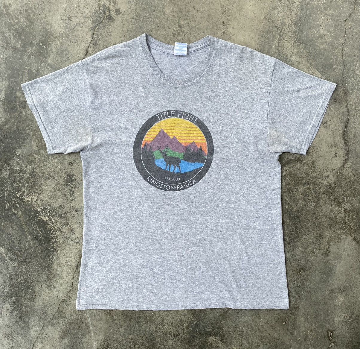Band Tees Sick🔥Original Vintage Title Fight “DEER” Band Tees Size US L / EU 52-54 / 3 - 1 Thumbnail